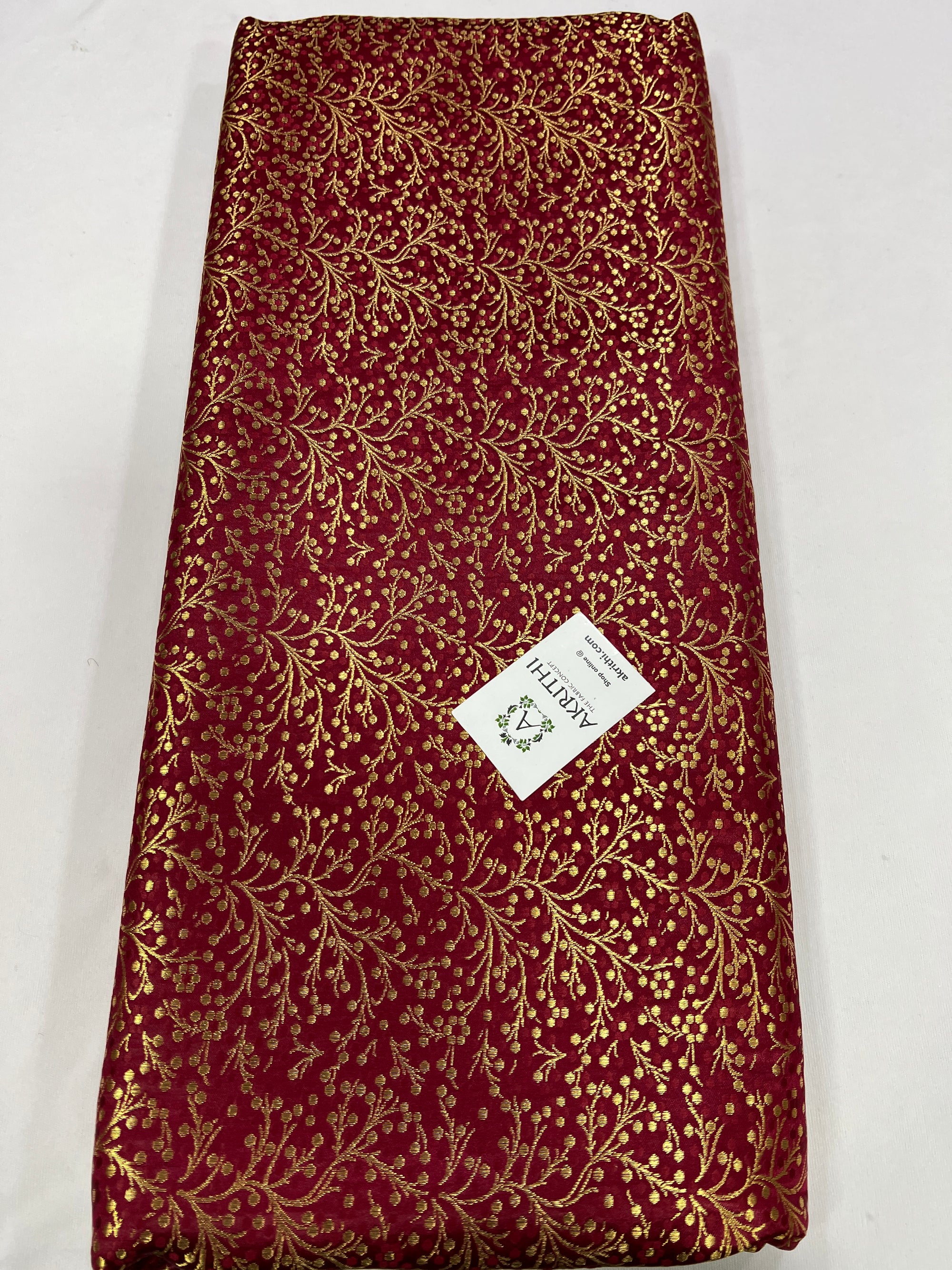 Handloom Banarasi brocade fabric