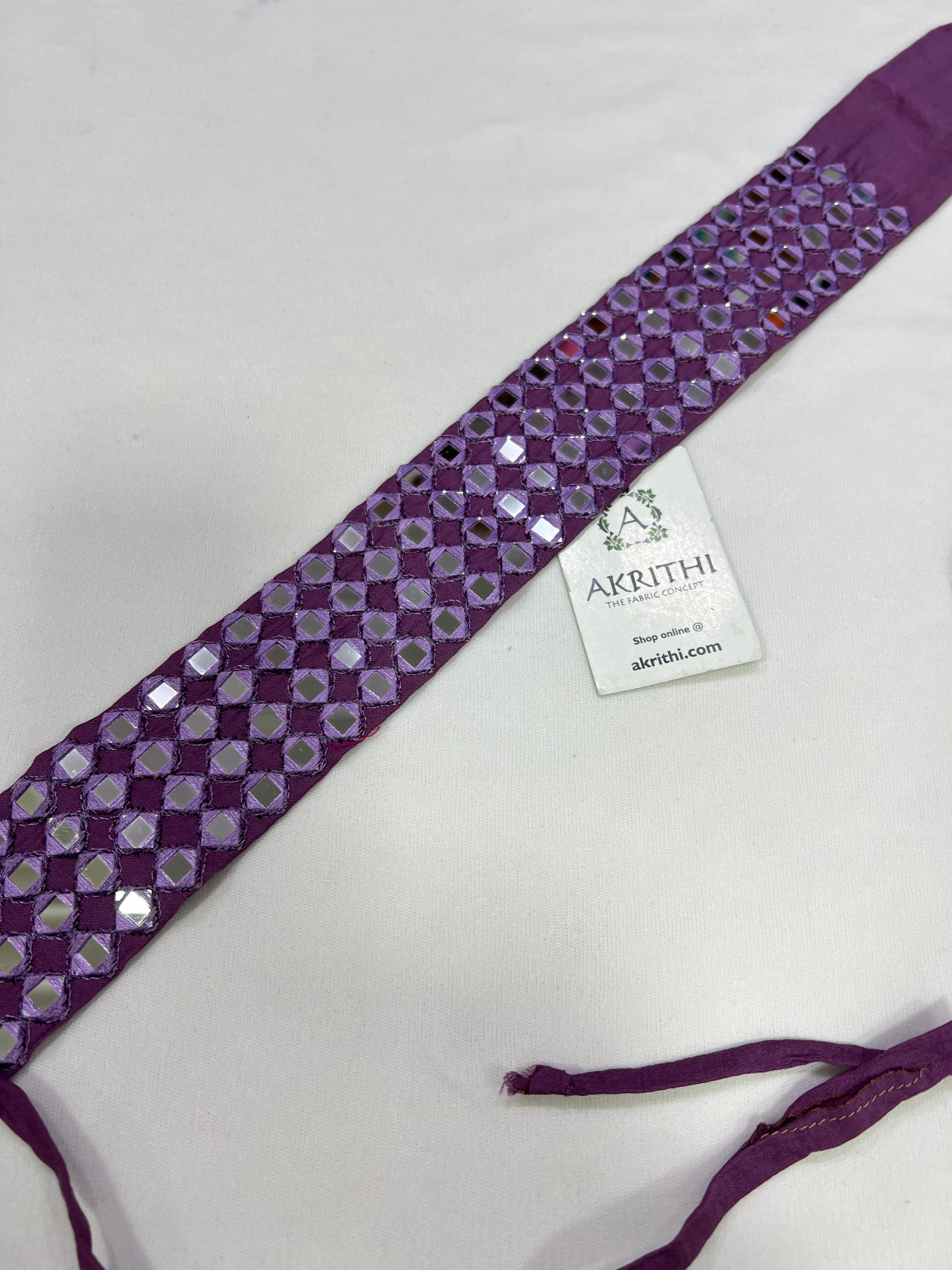 Real mirror belt