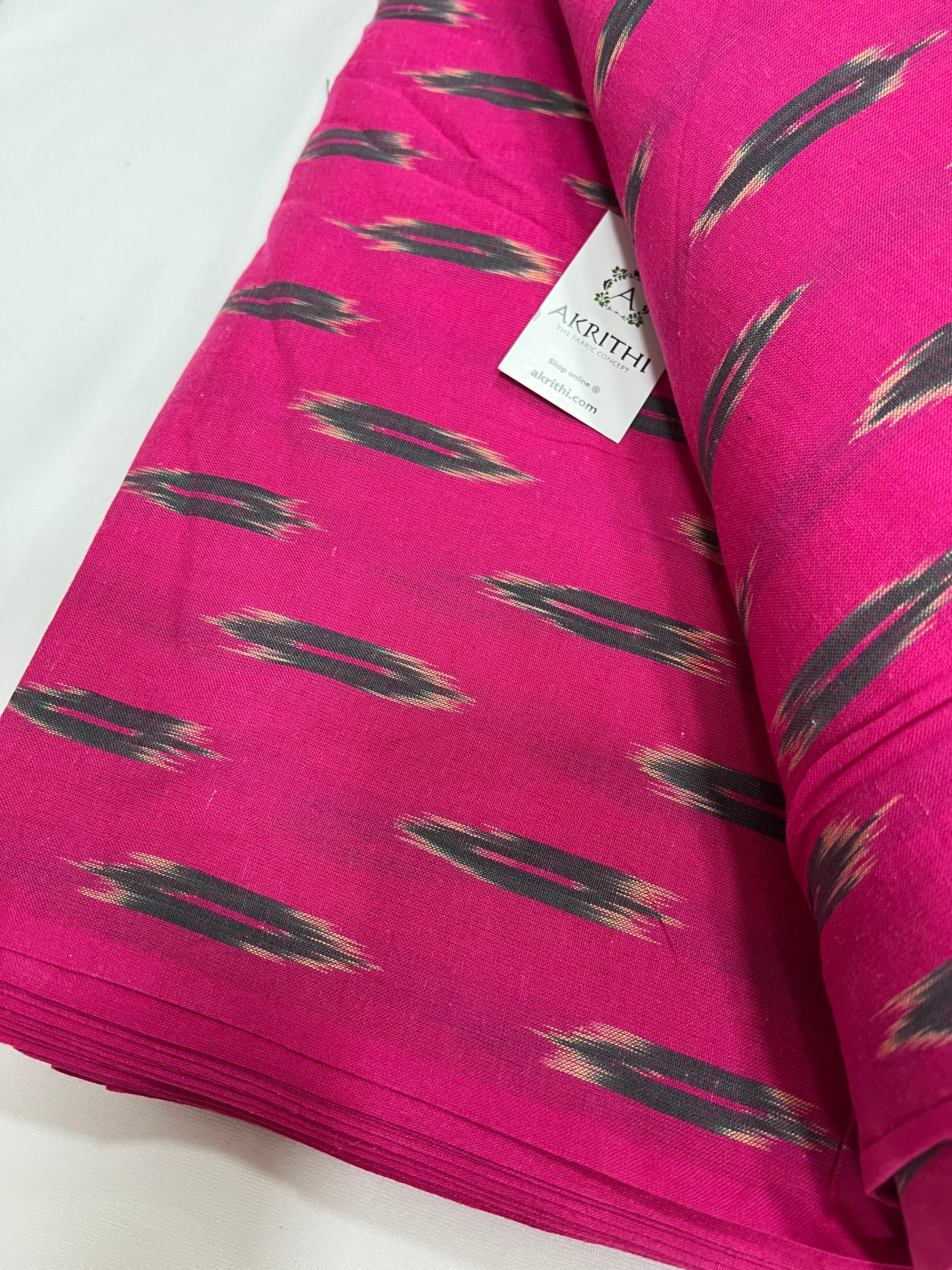 Handloom Ikat pure cotton fabric