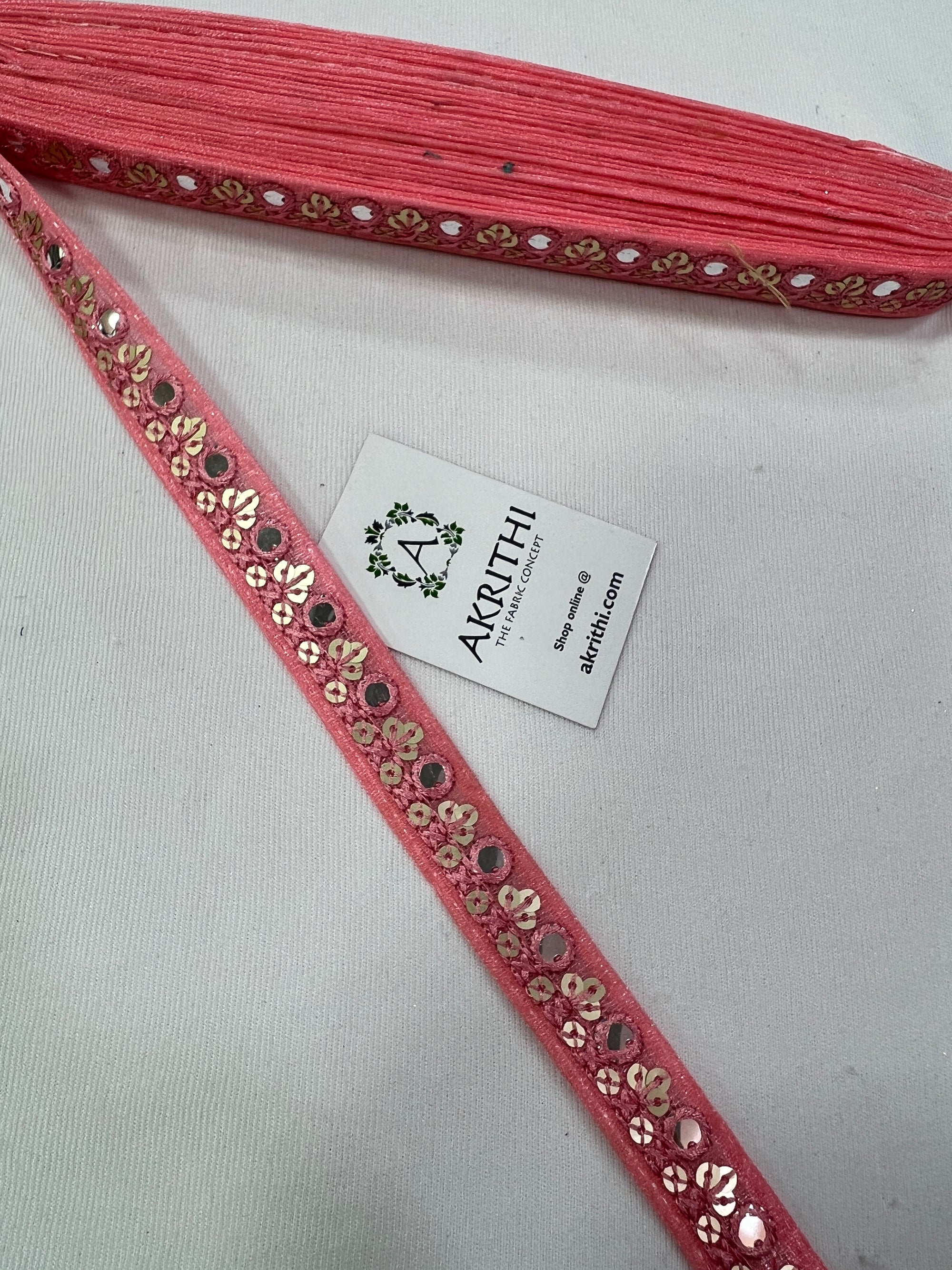 Embroidered lace 9 metres roll