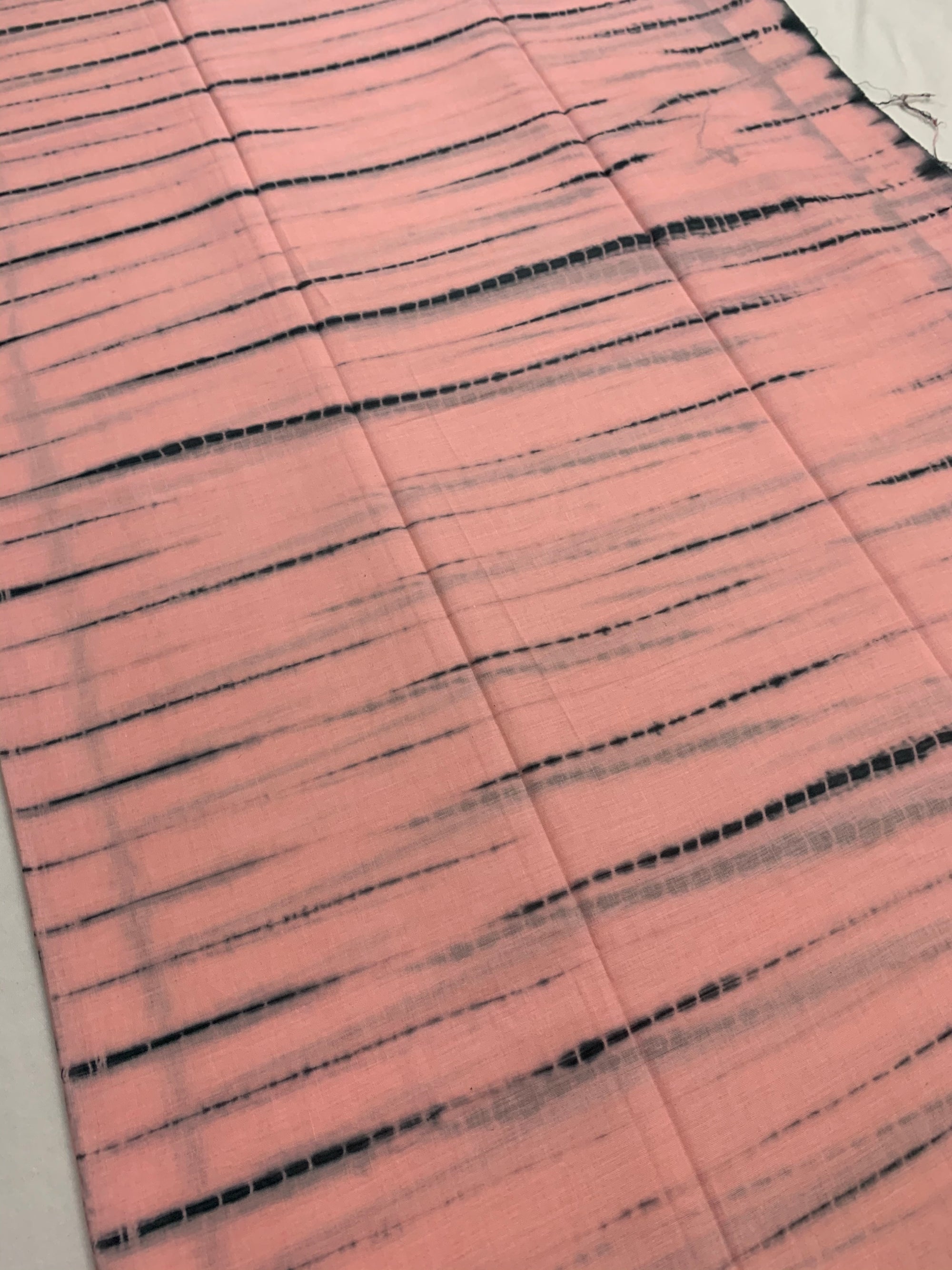 Tie and dye mul cotton fabric