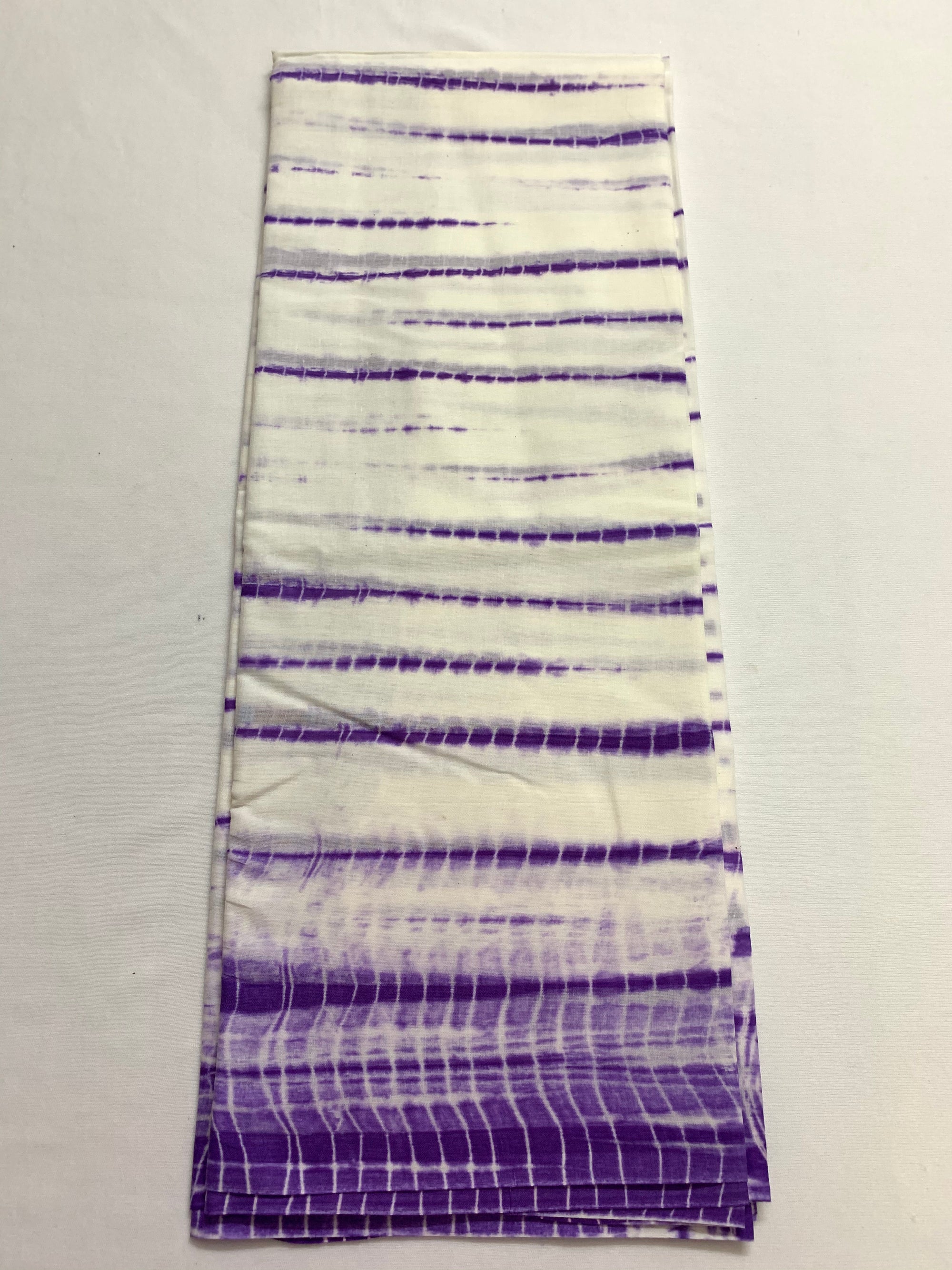 Tie and dye mul cotton fabric