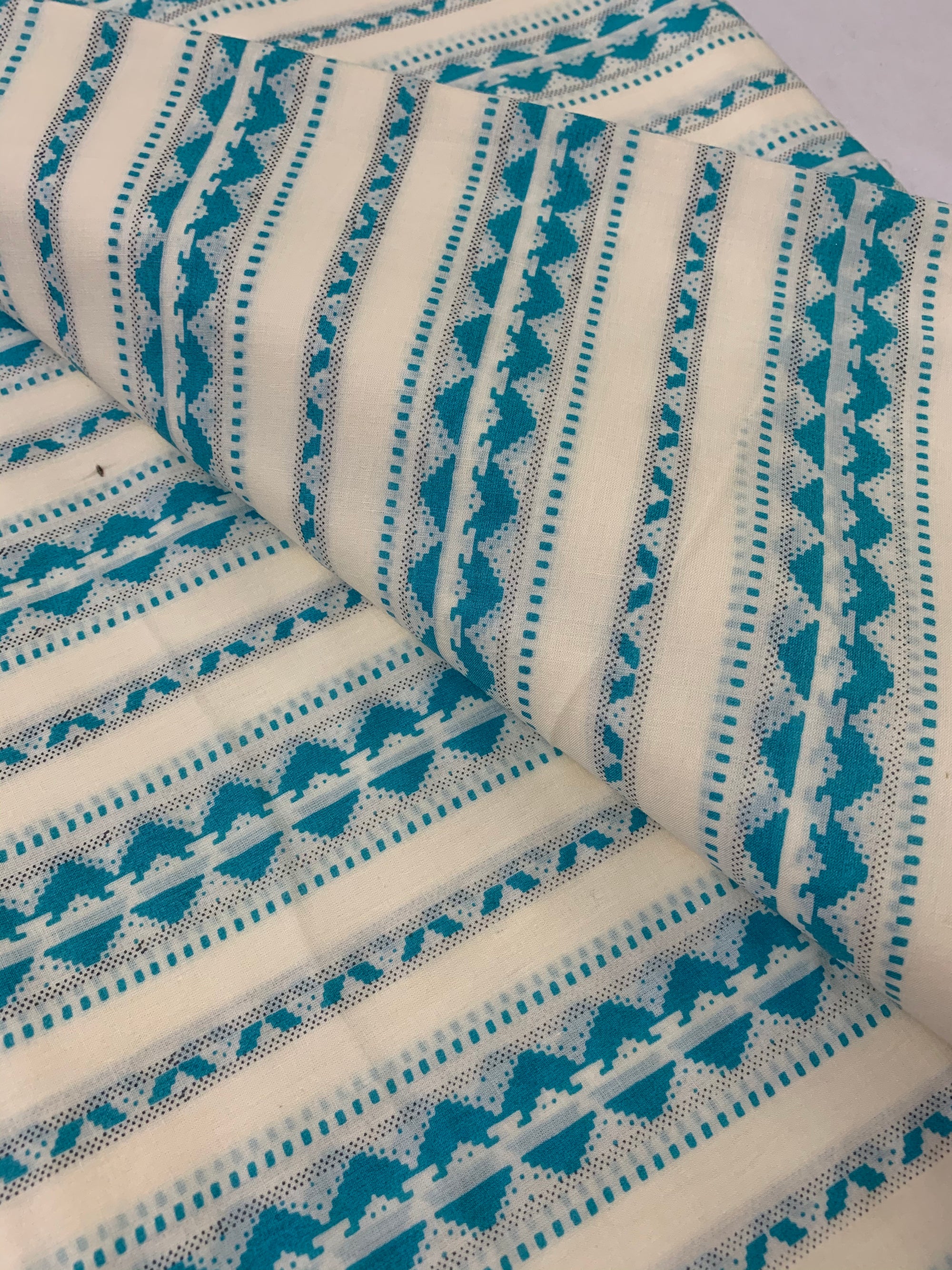 Printed pure cotton fabric