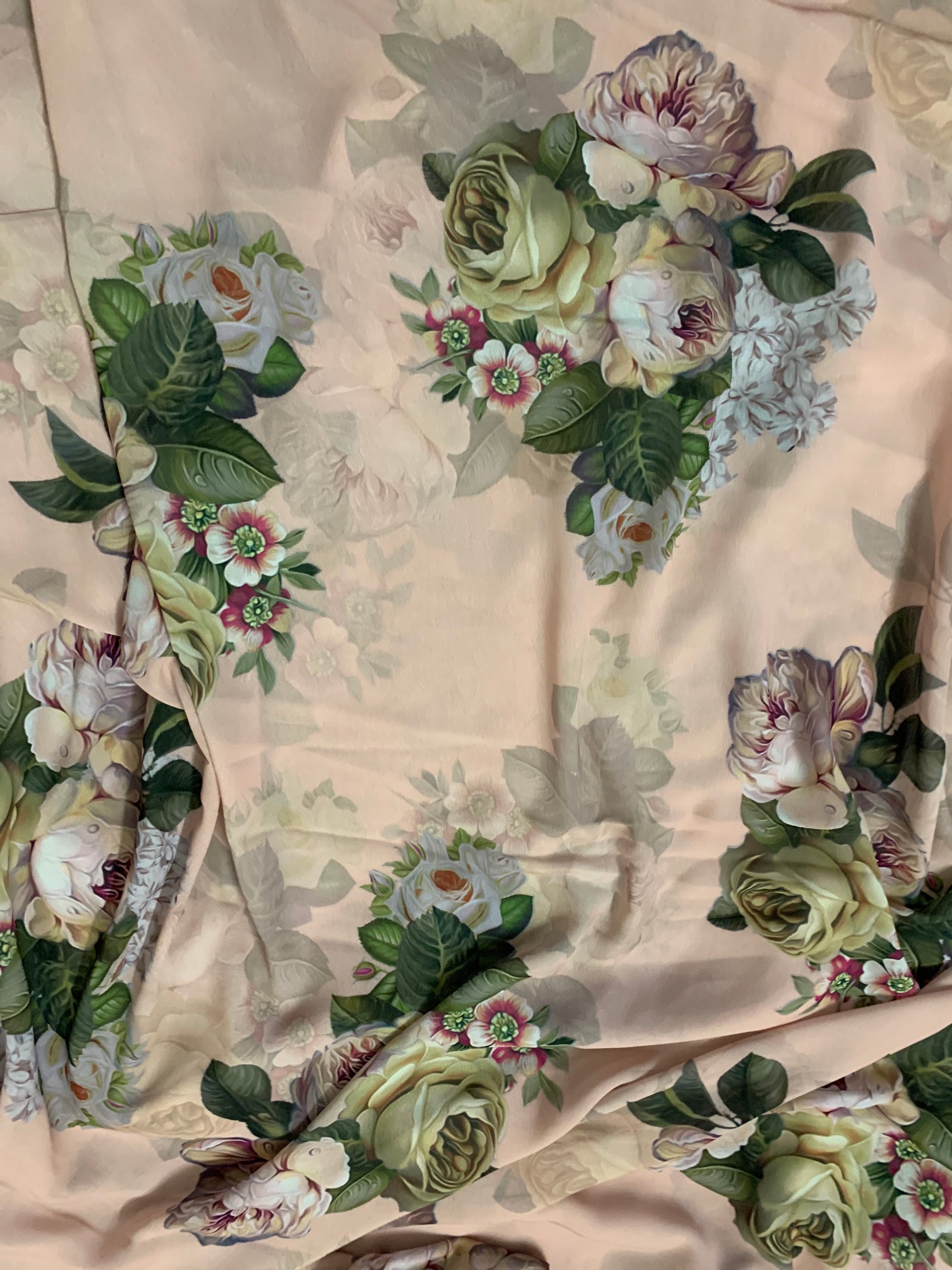 Digital floral Printed georgette fabric