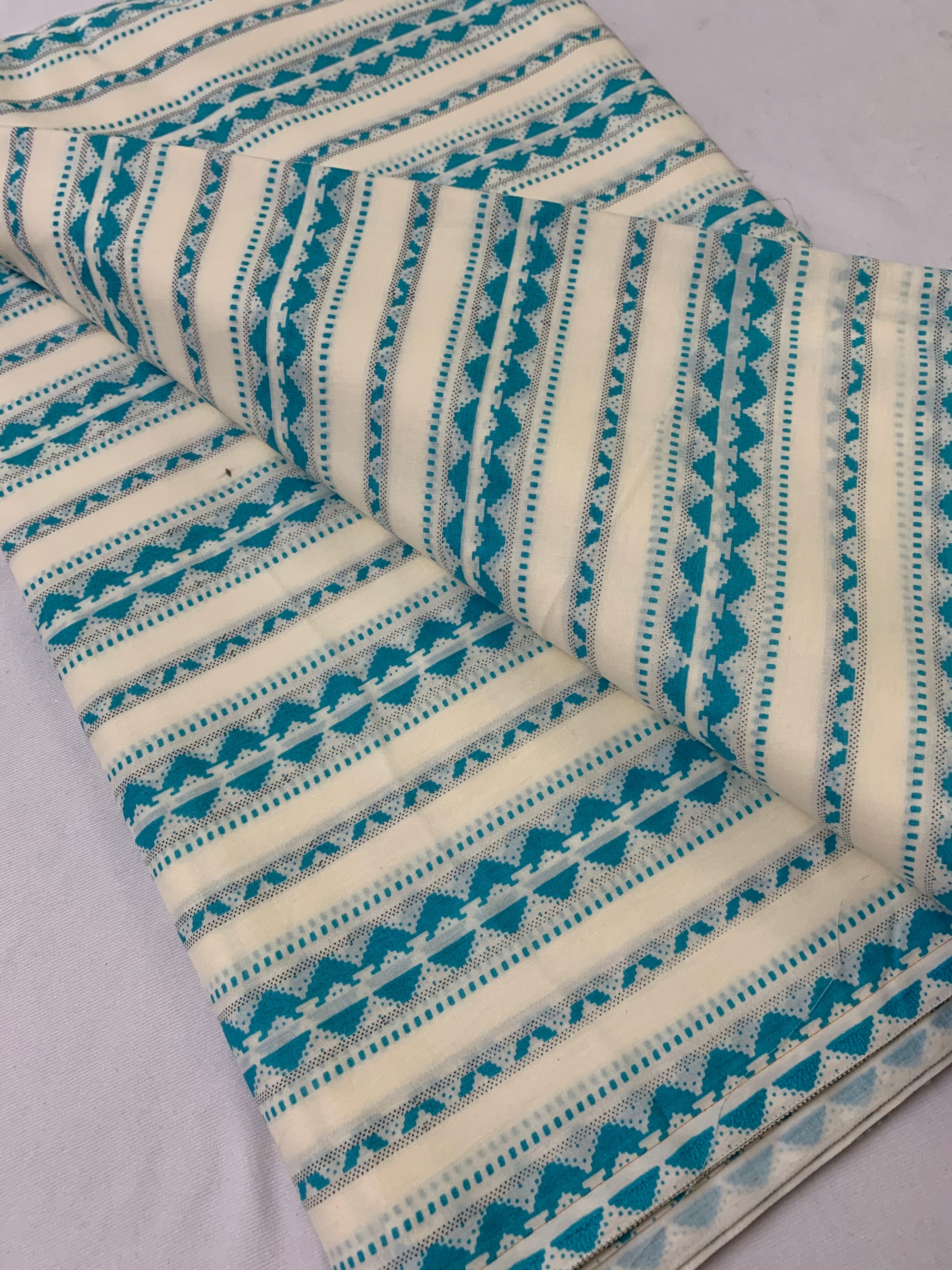 Printed pure cotton fabric