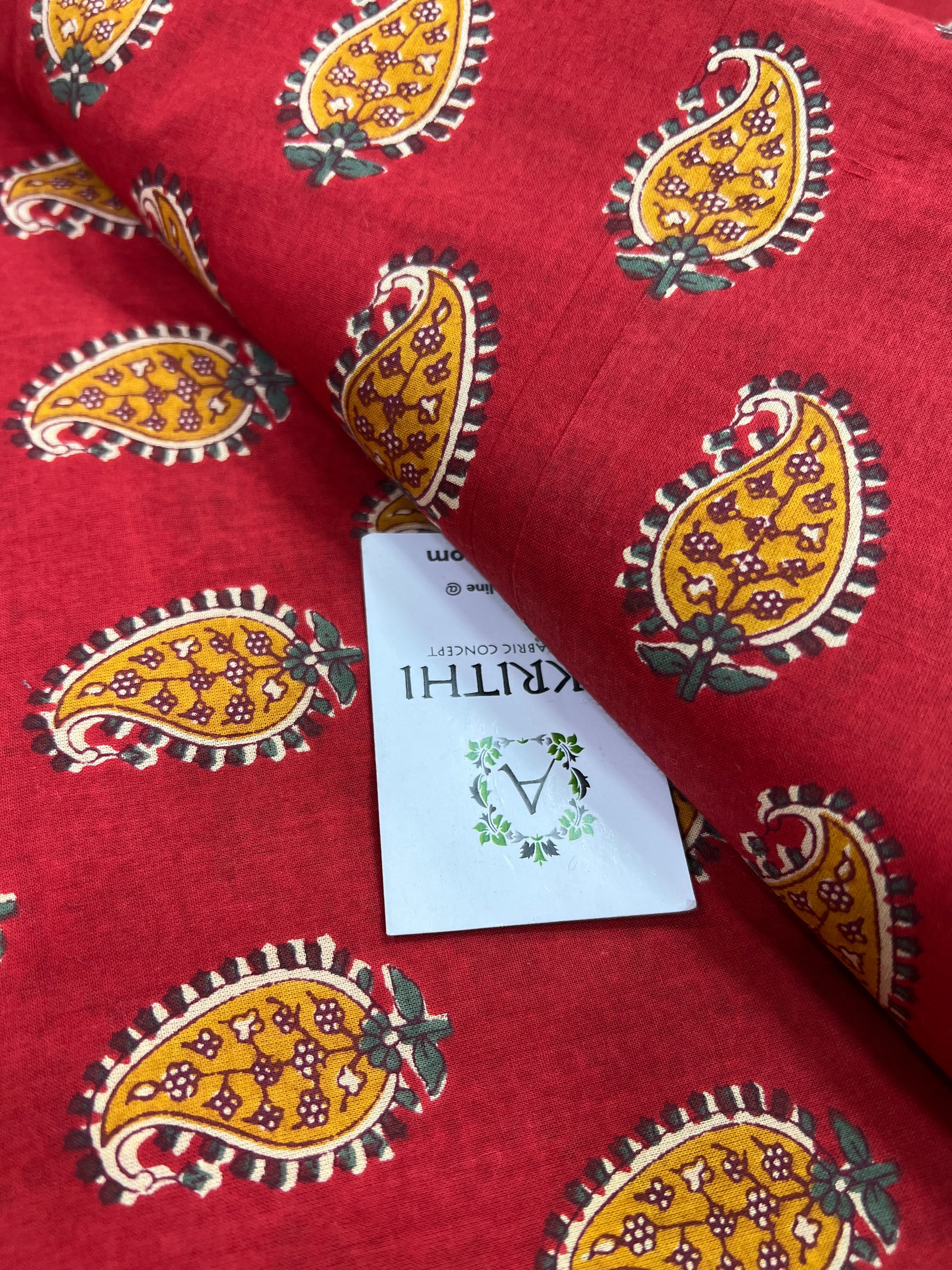 Printed pure cotton fabric