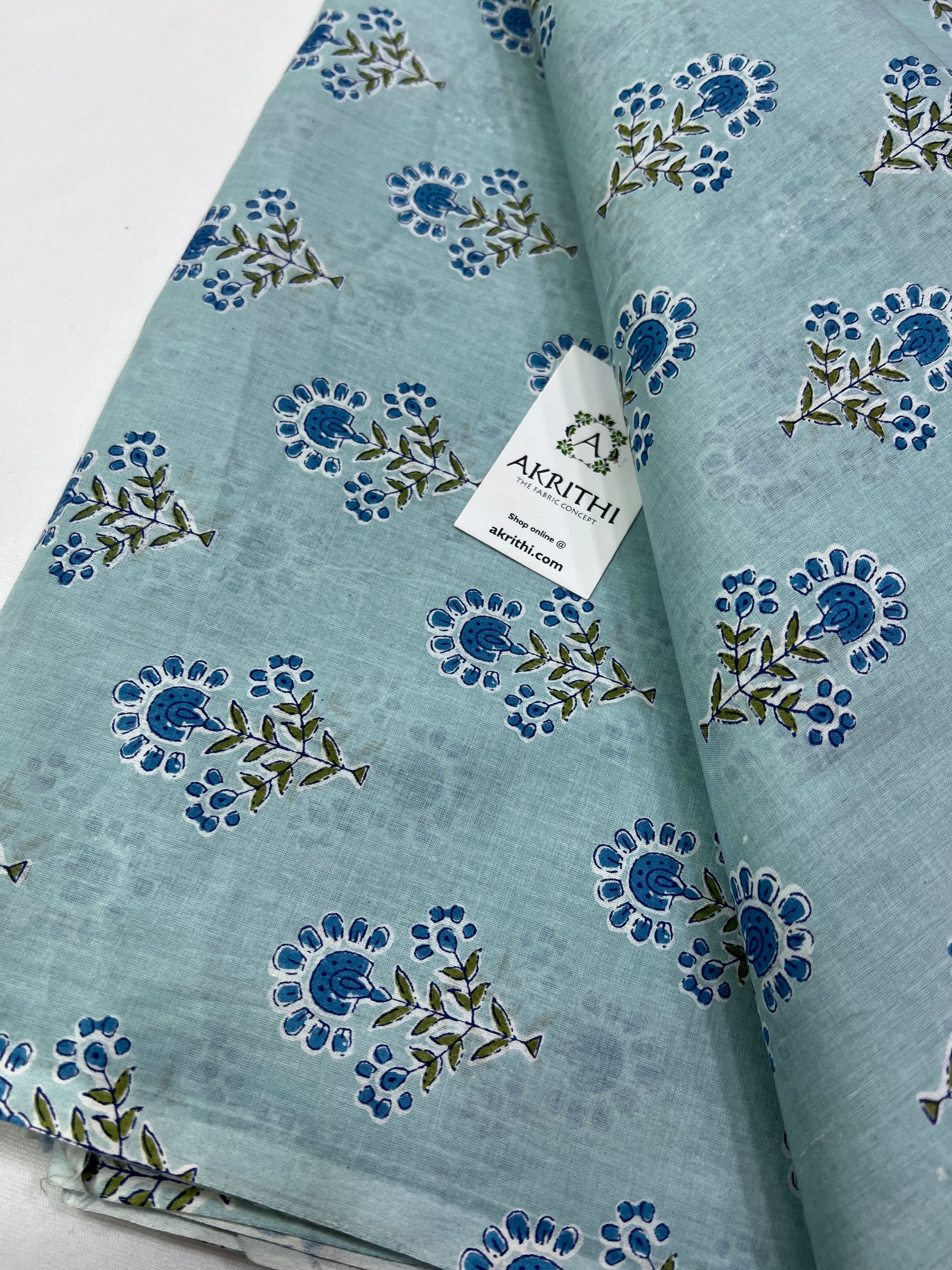 Printed pure cotton fabric