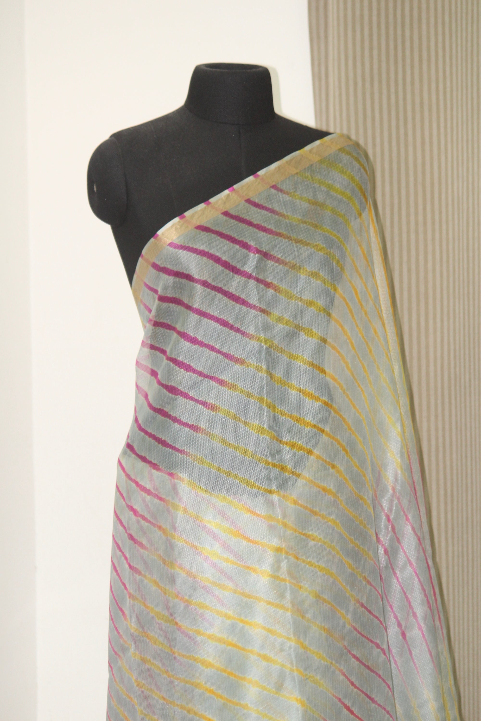 Pure kota silk leheriya saree