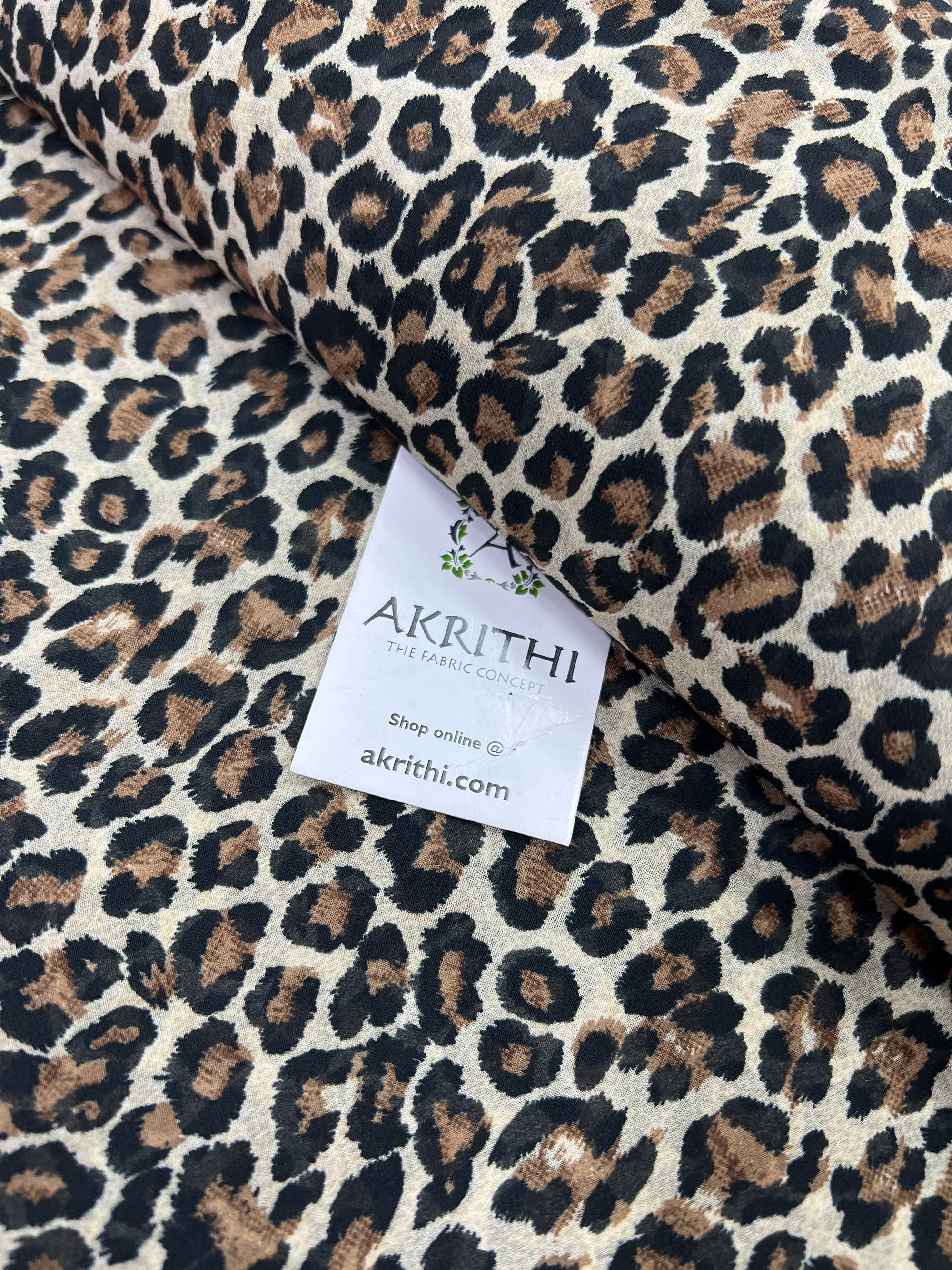 Floral printed georgette fabric