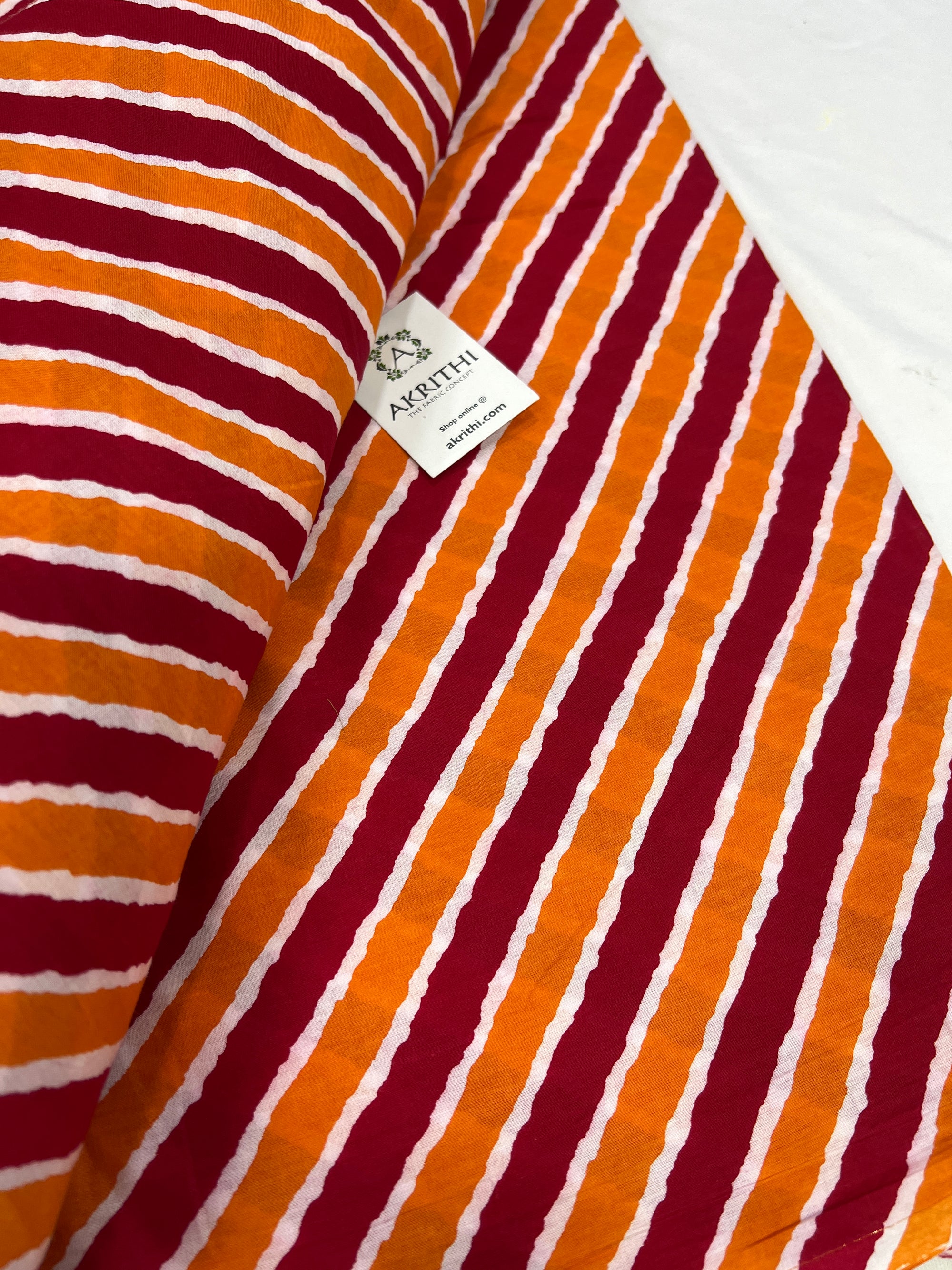 Printed pure cotton fabric