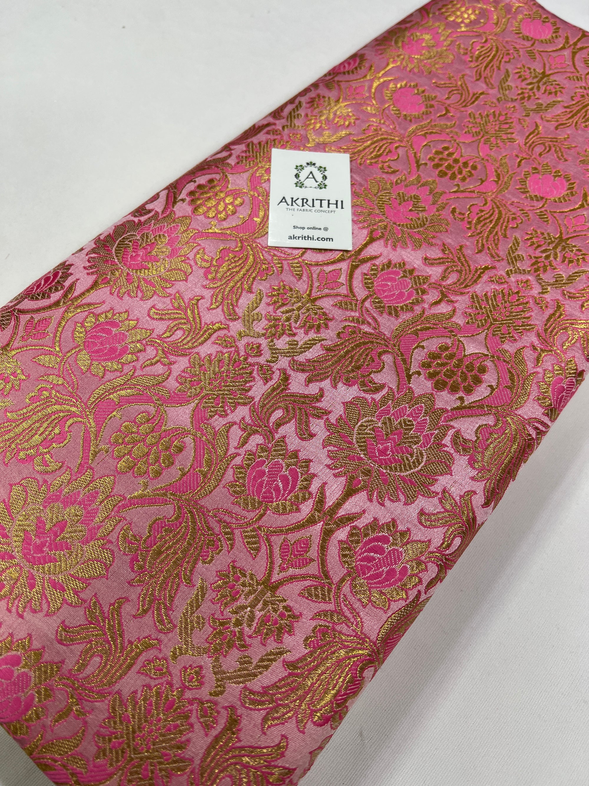 Handloom Banarasi brocade fabric