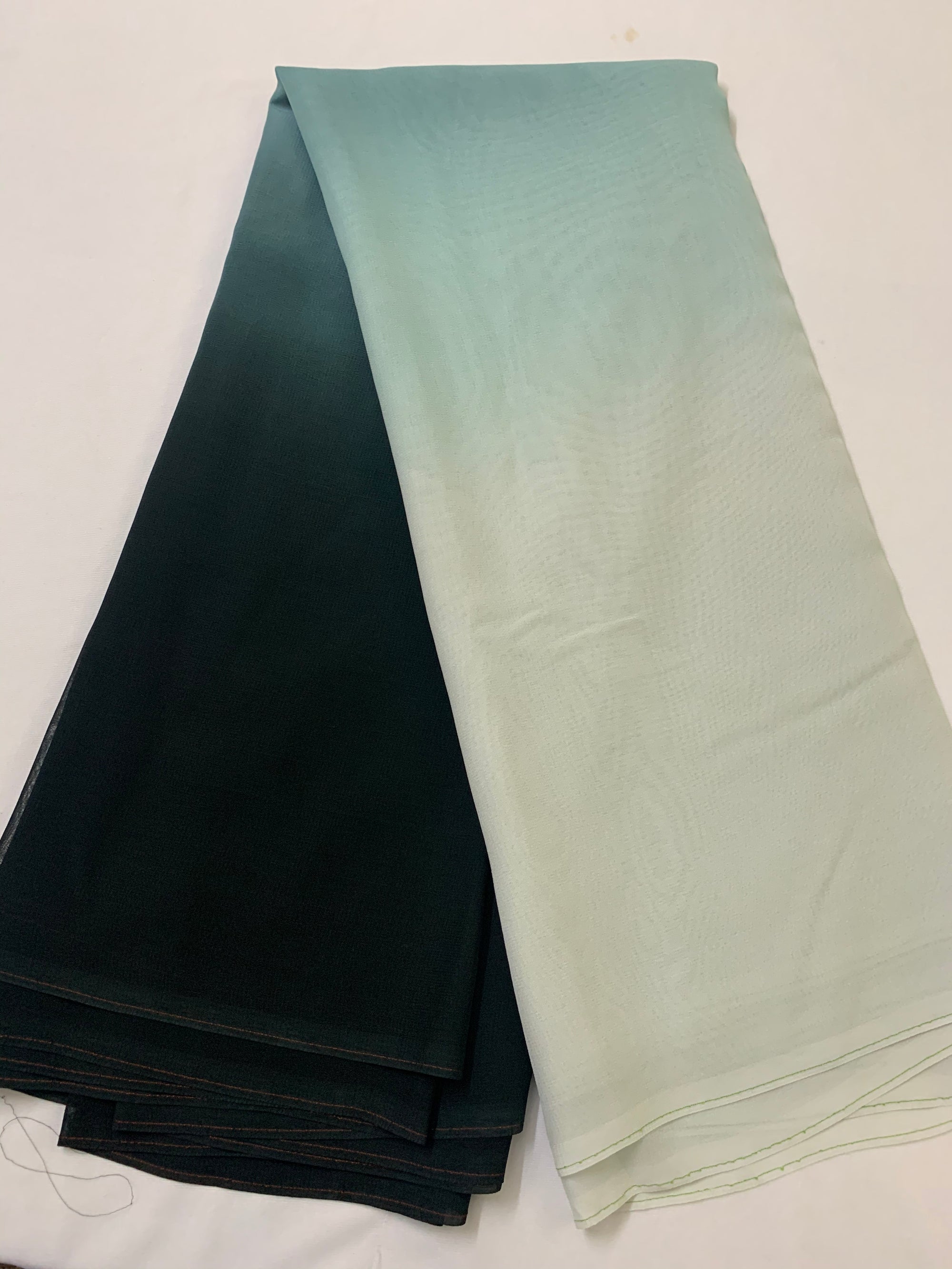 Shaded georgette fabric