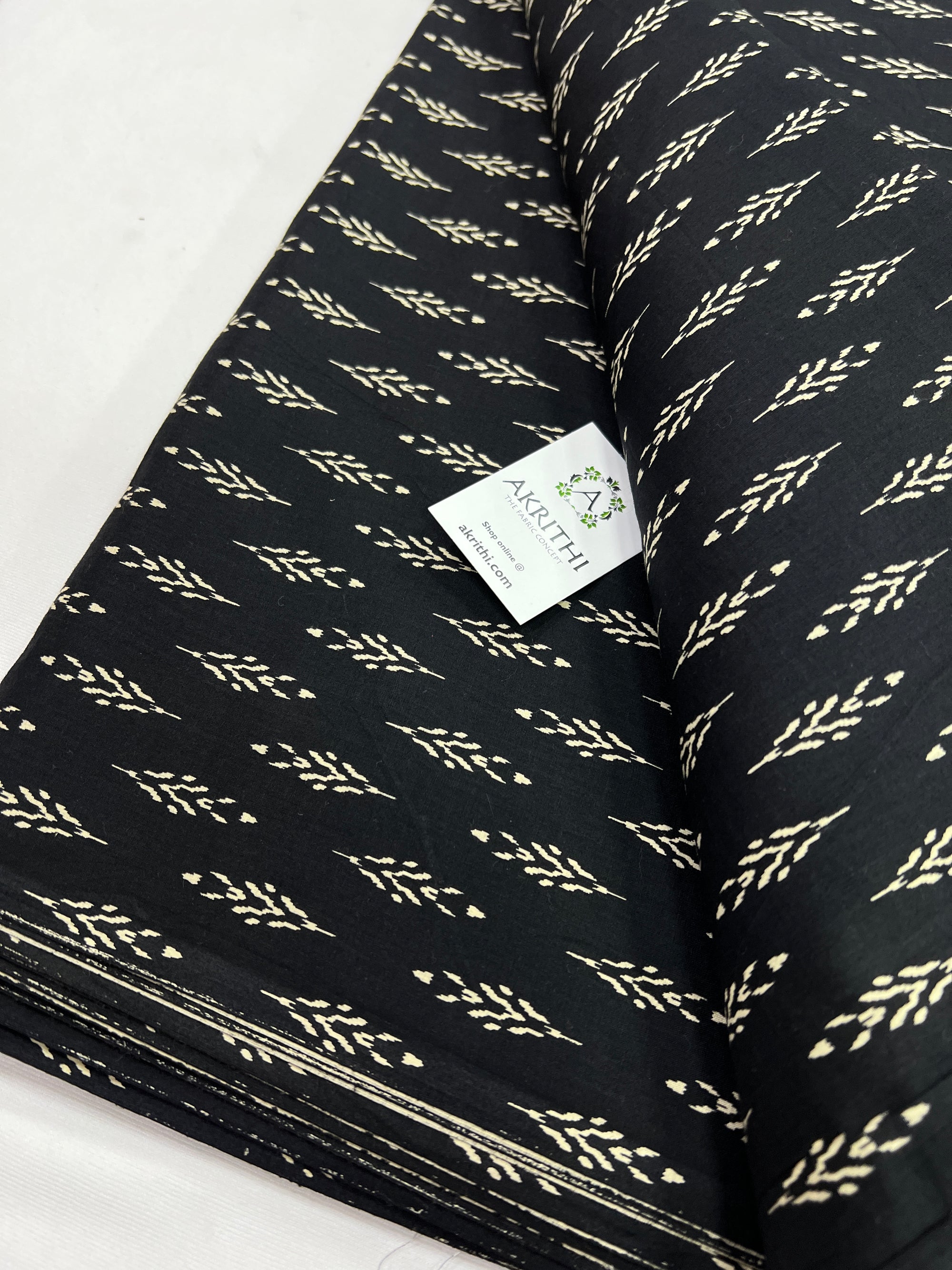 Printed pure cotton