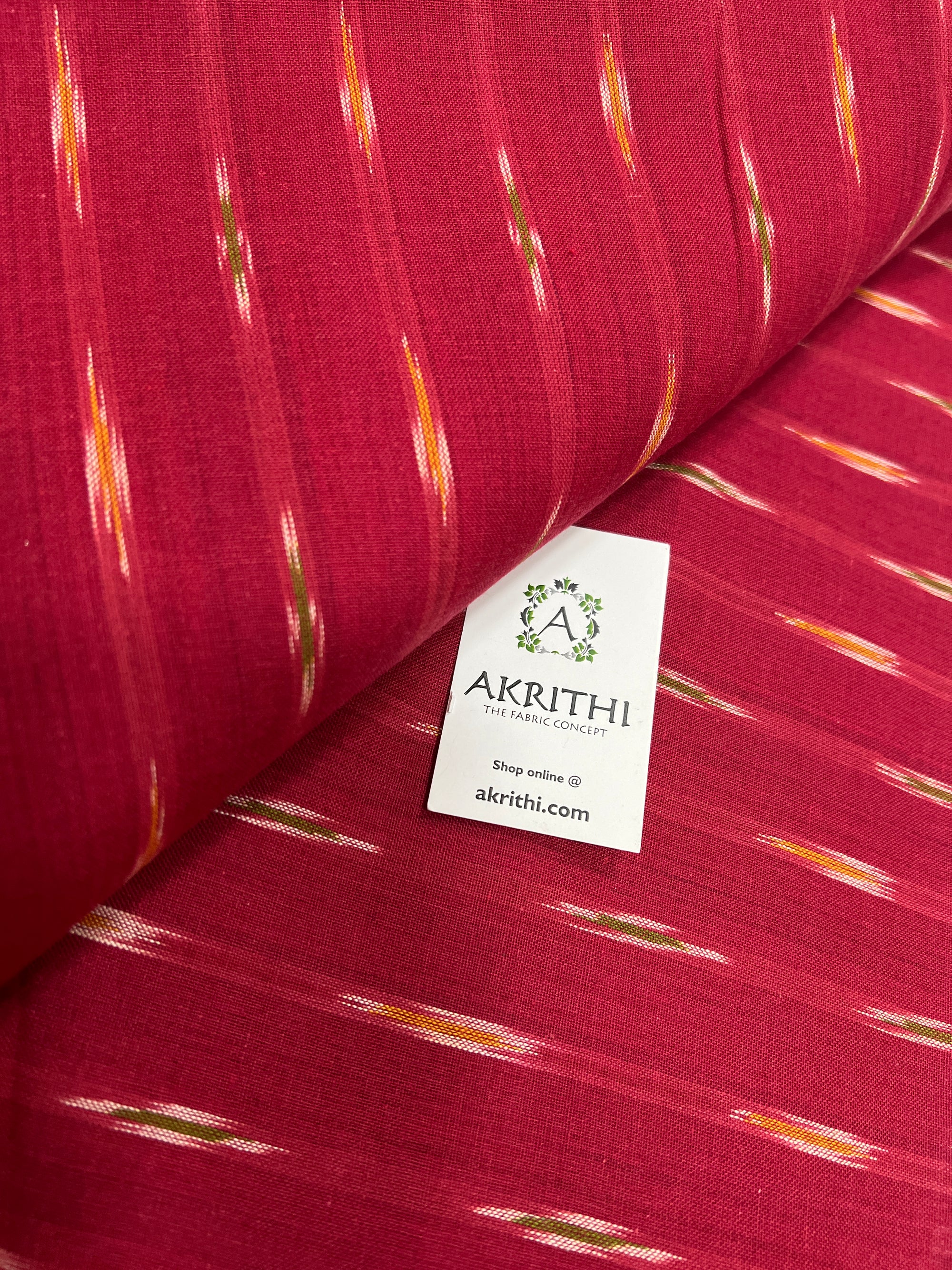 Handloom Ikat pure cotton fabric