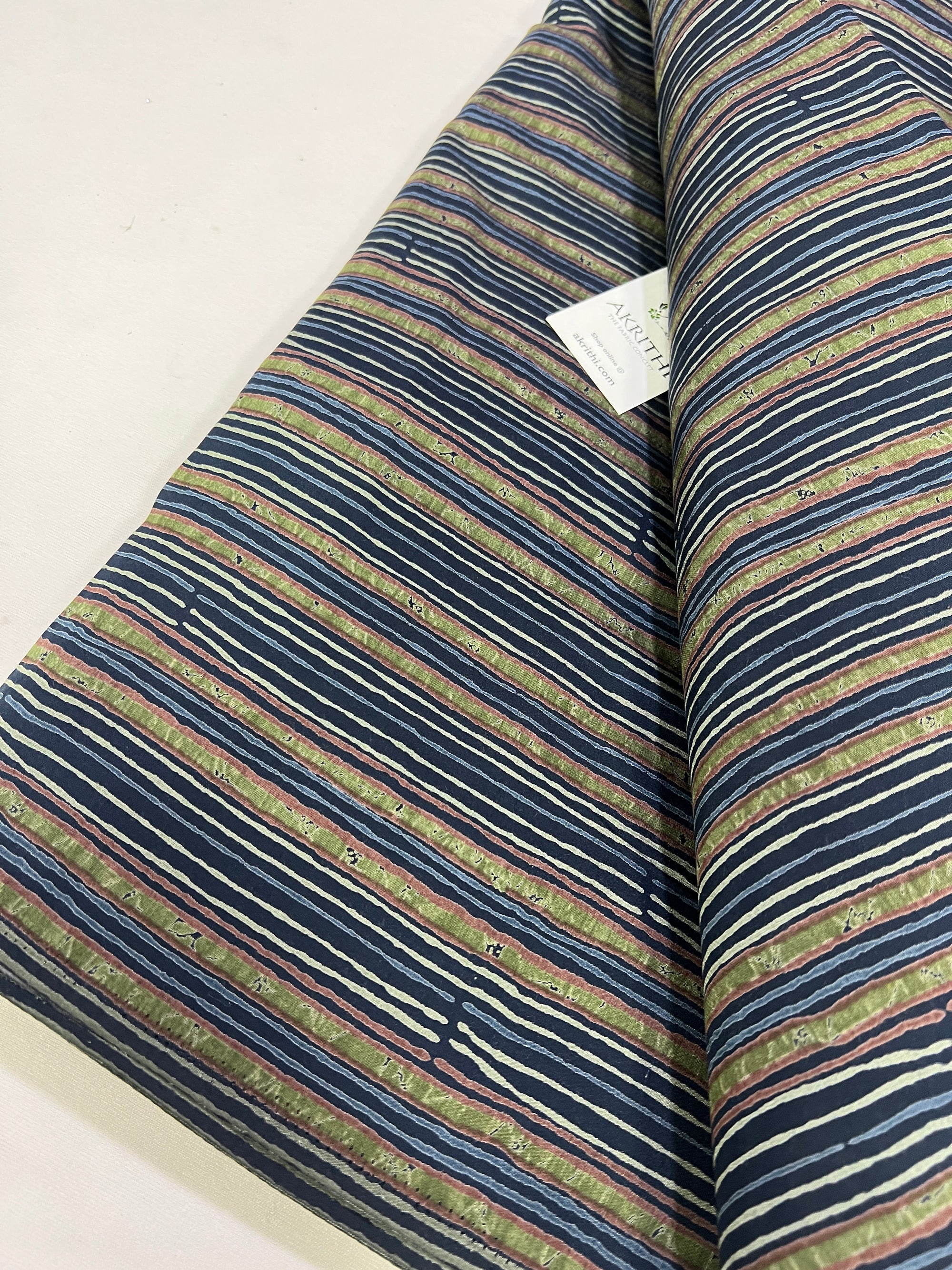 Digital printed silk fabric