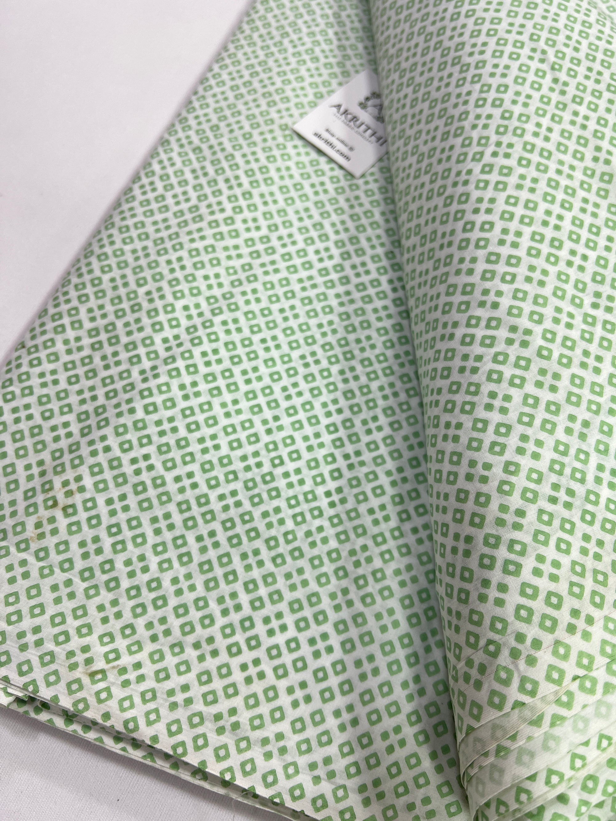 Printed pure cotton fabric