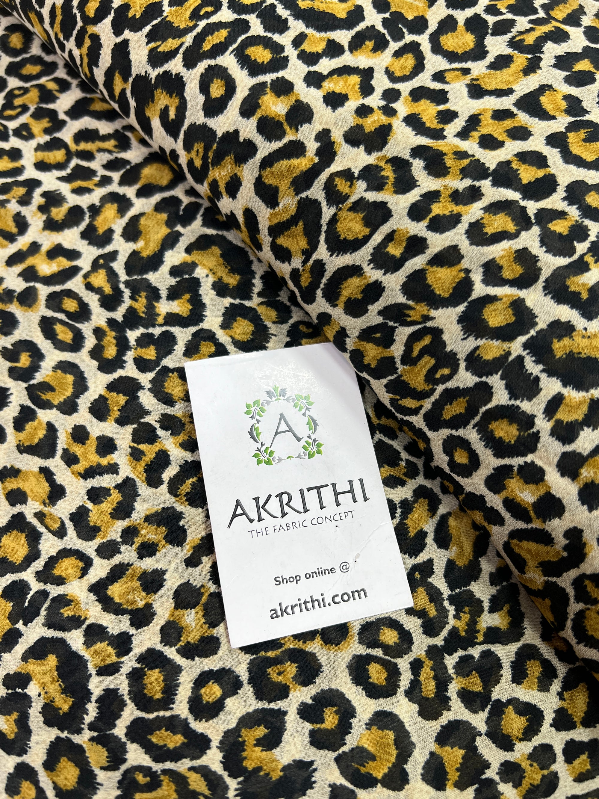 Floral printed georgette fabric