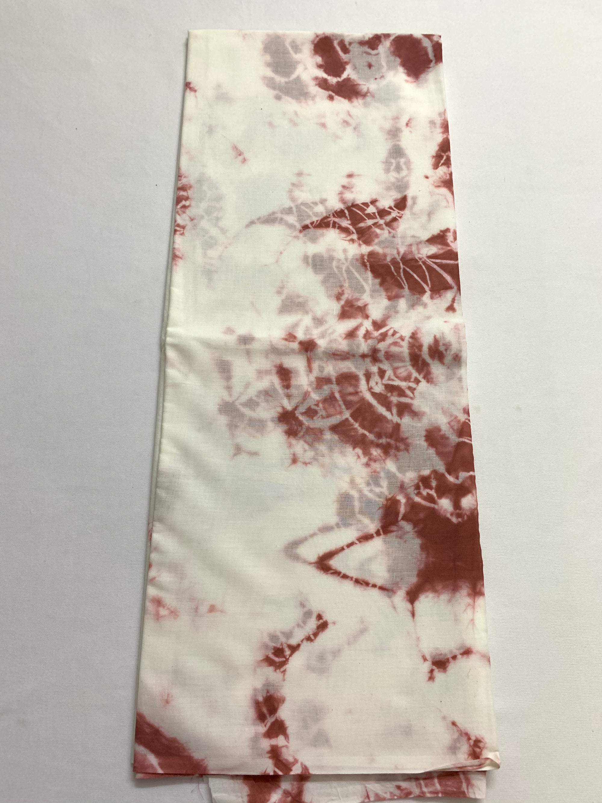 Tie and dye mul cotton fabric