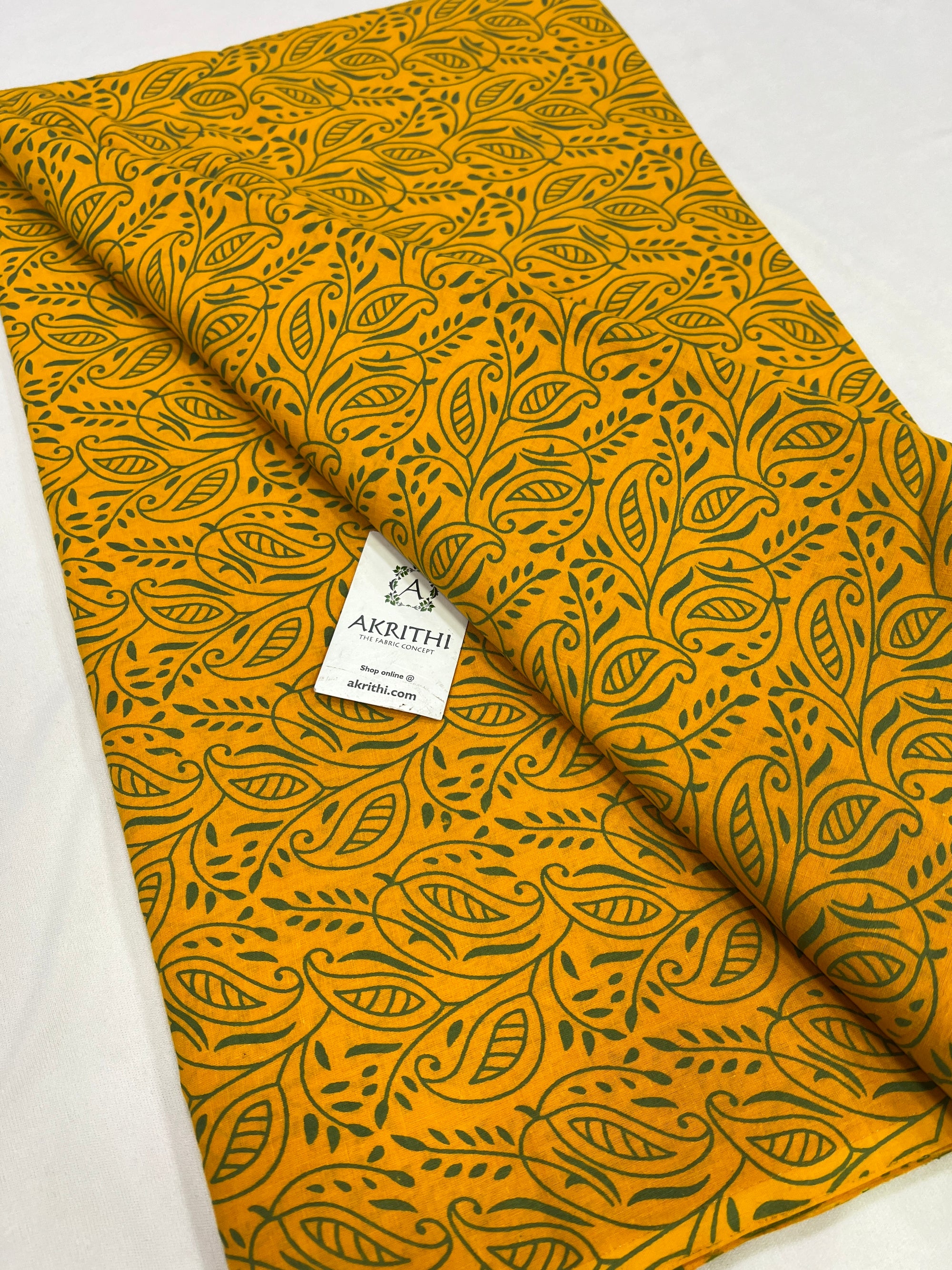 Printed pure cotton fabric