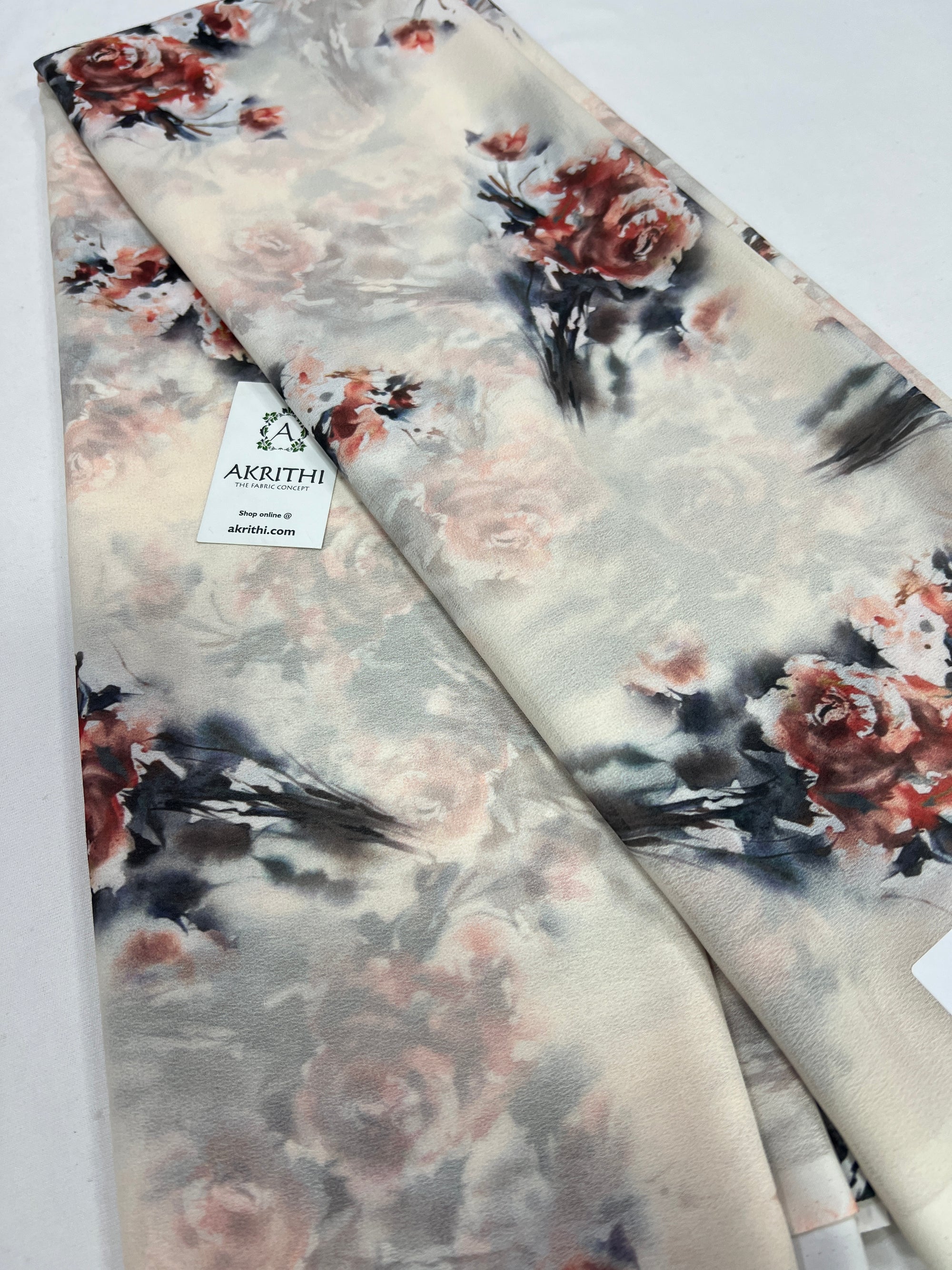 Digital printed georgette saree