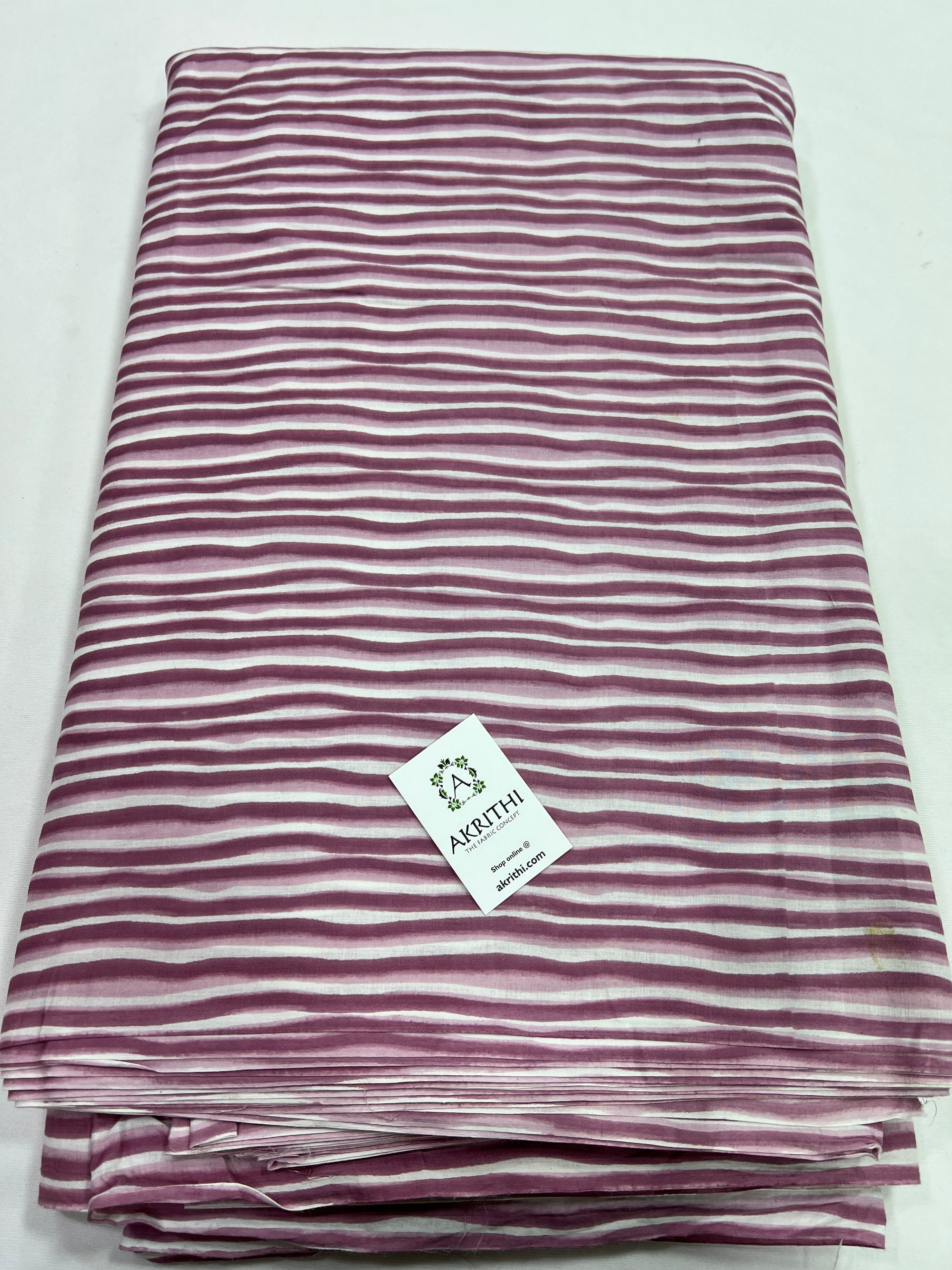 Printed pure cotton fabric