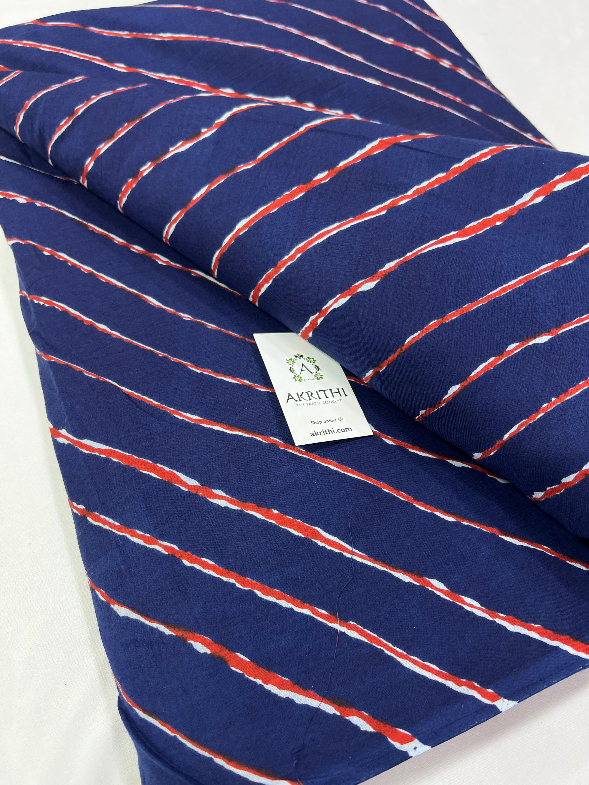 Printed pure cotton fabric