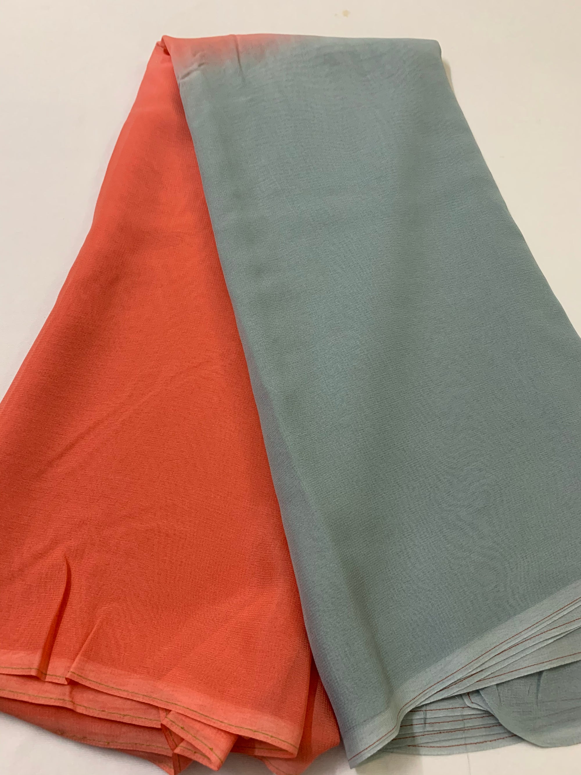 Shaded georgette fabric