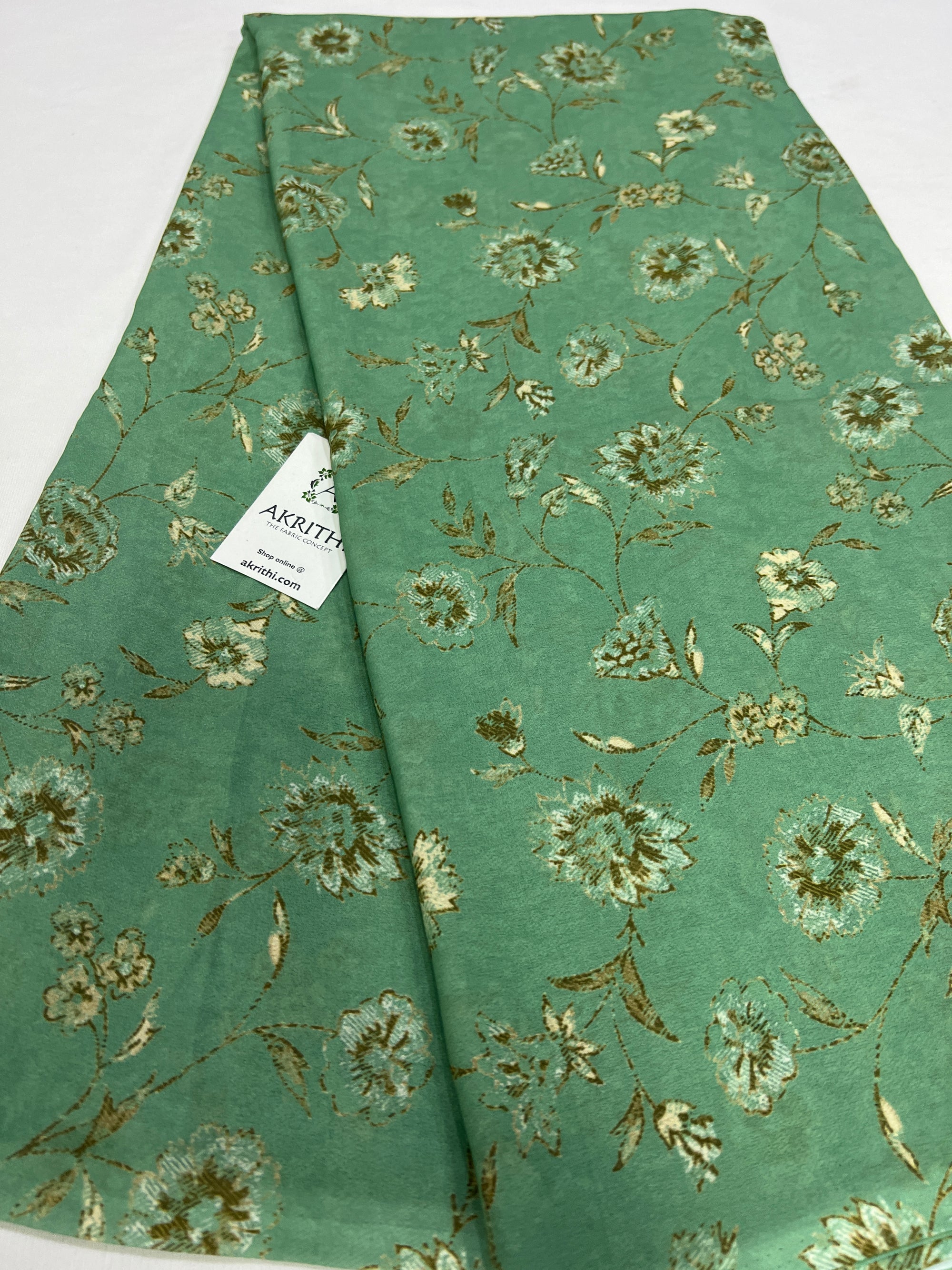 Digital printed georgette saree