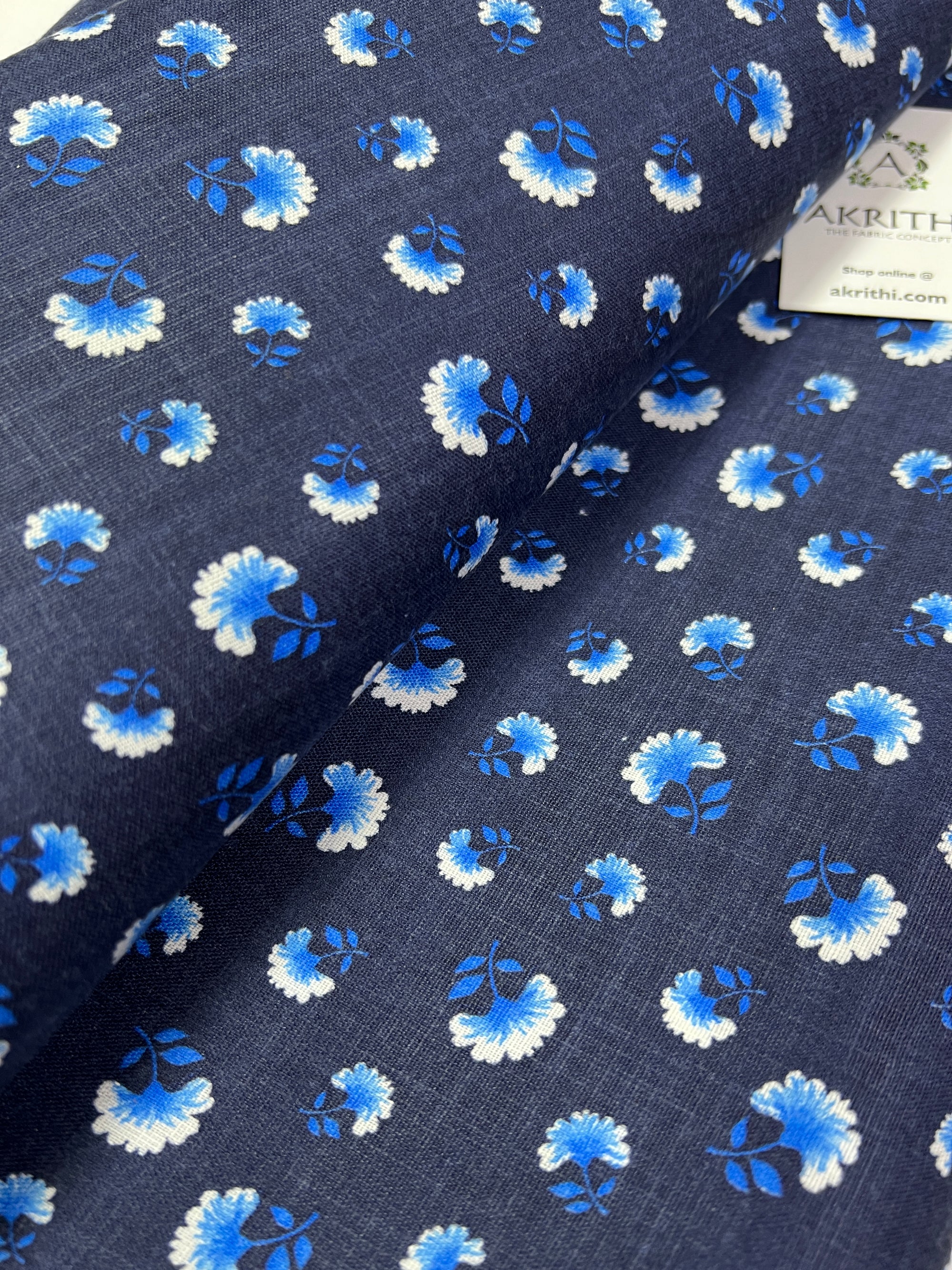 Printed blend cotton fabric