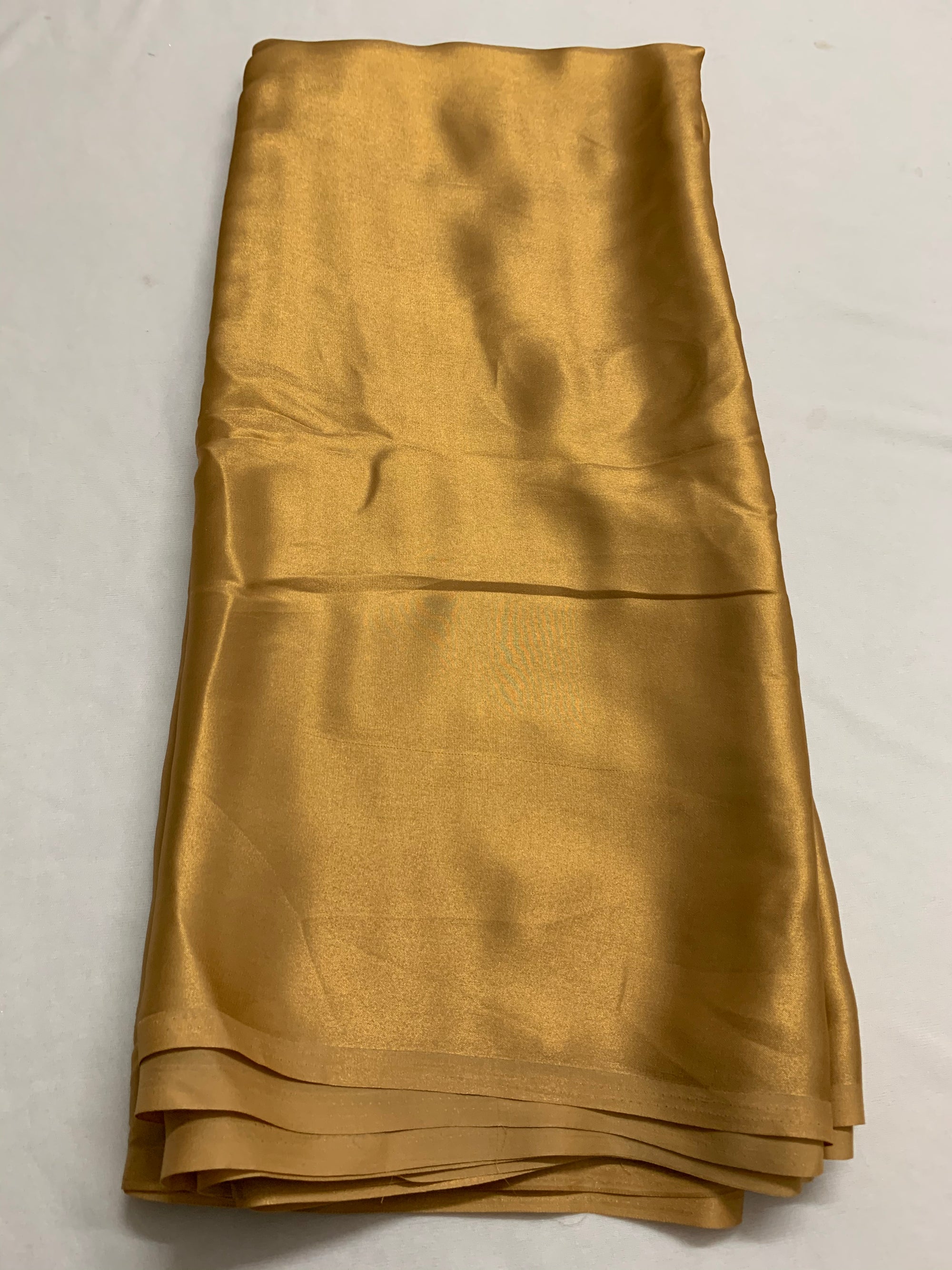 Golden foil georgette saree