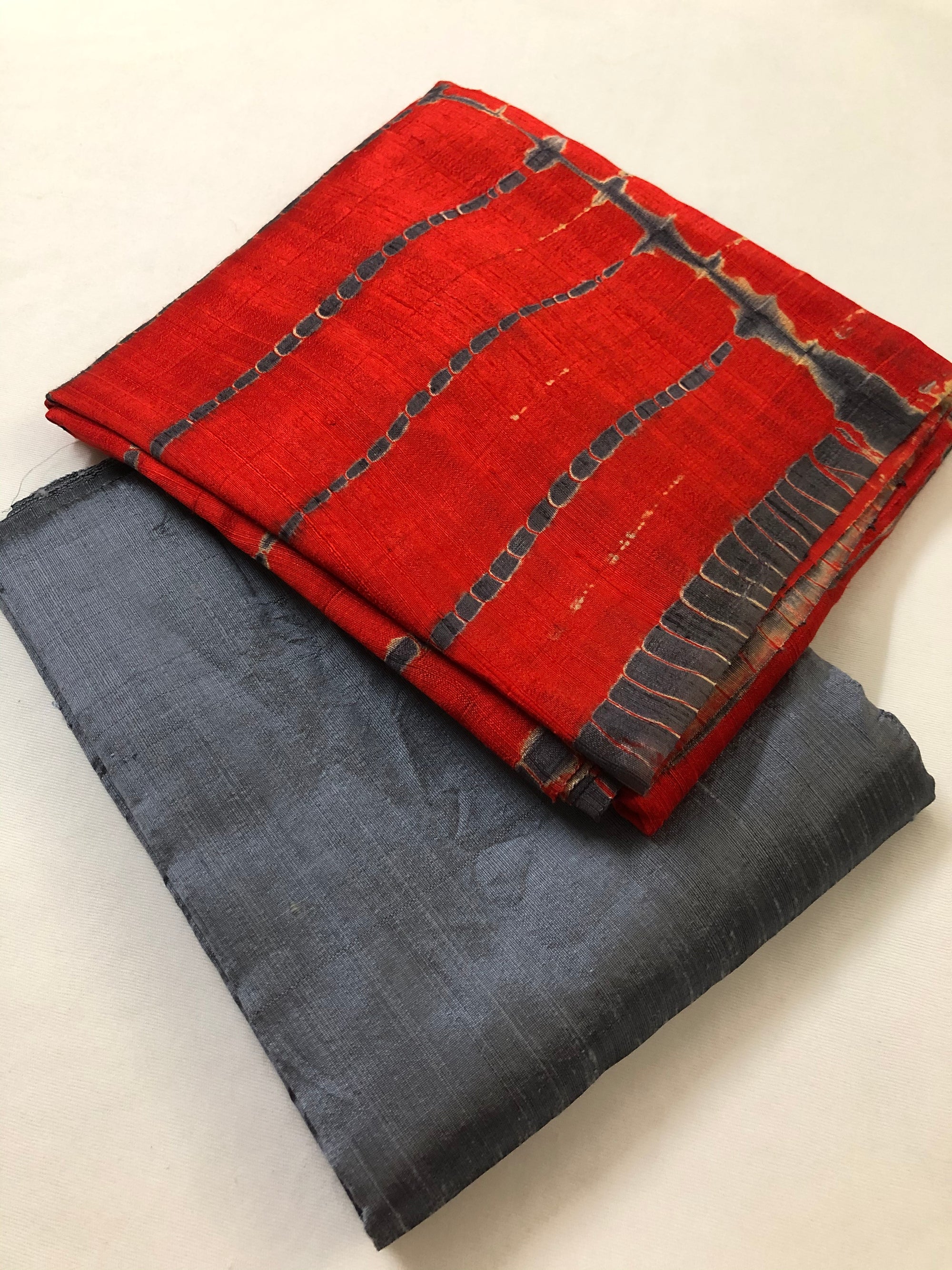Pure raw silk kurta with raw silk bottom
