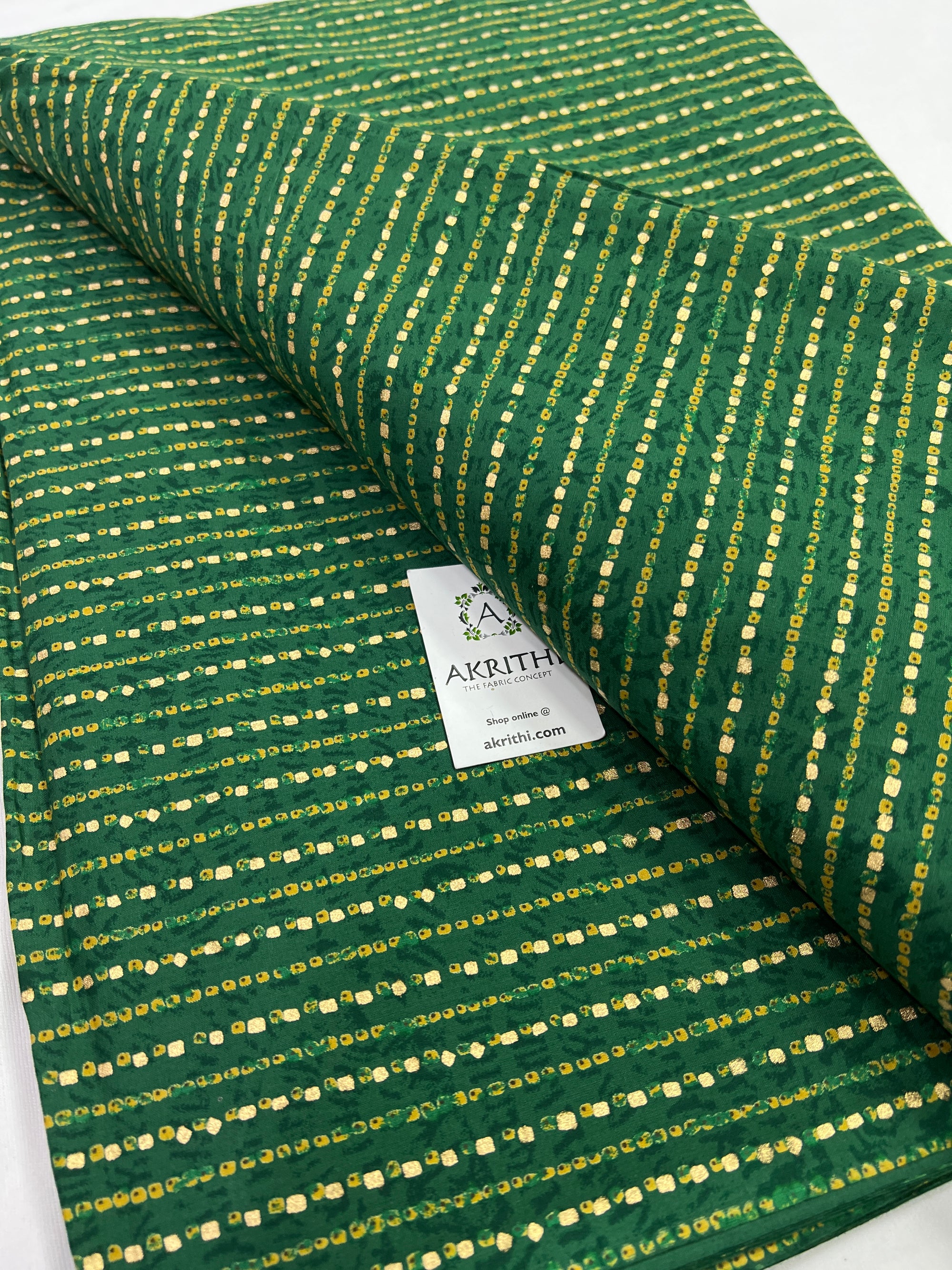 Printed pure cotton fabric