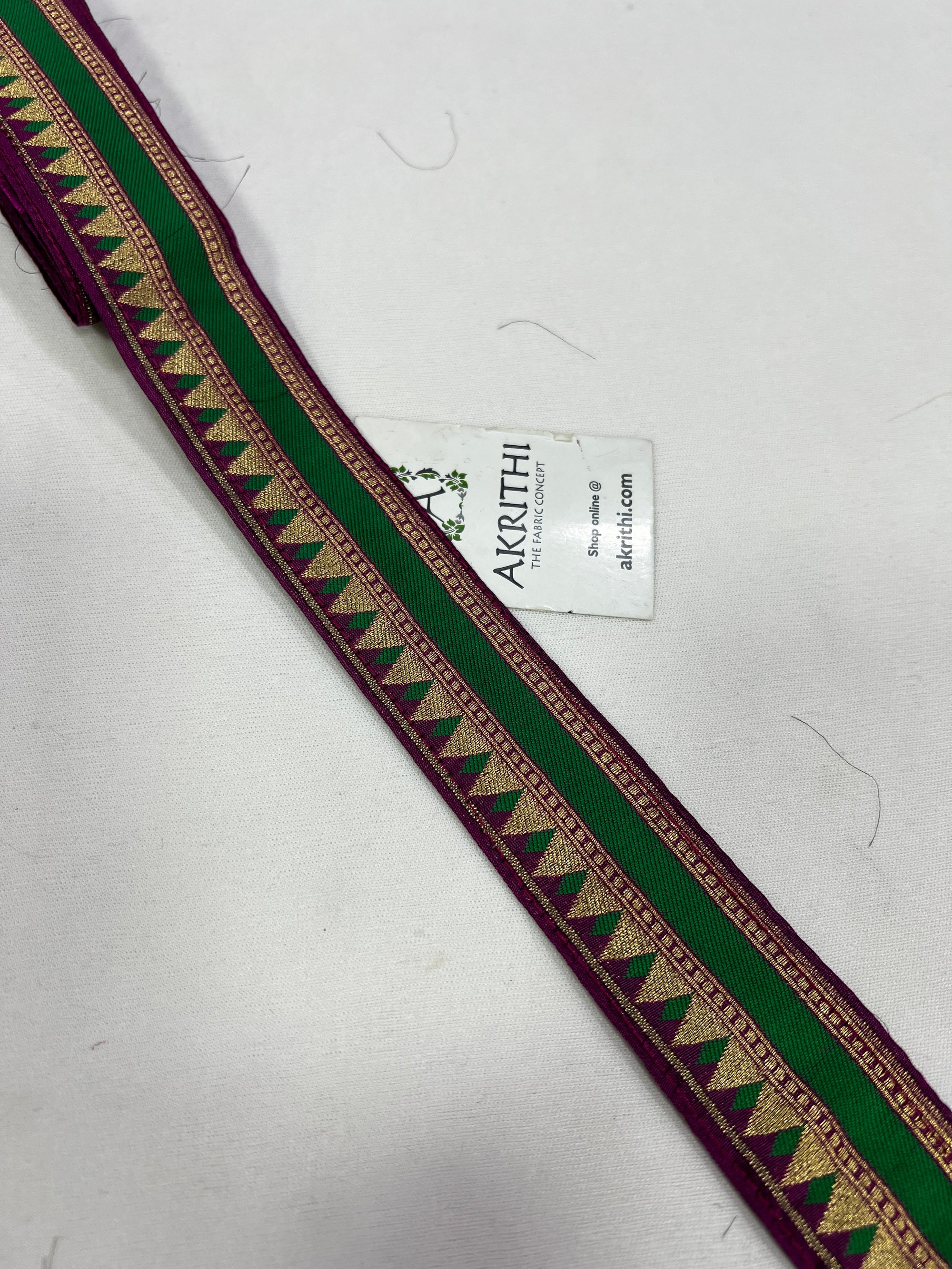 Handloom Banarasi lace 5 metres roll