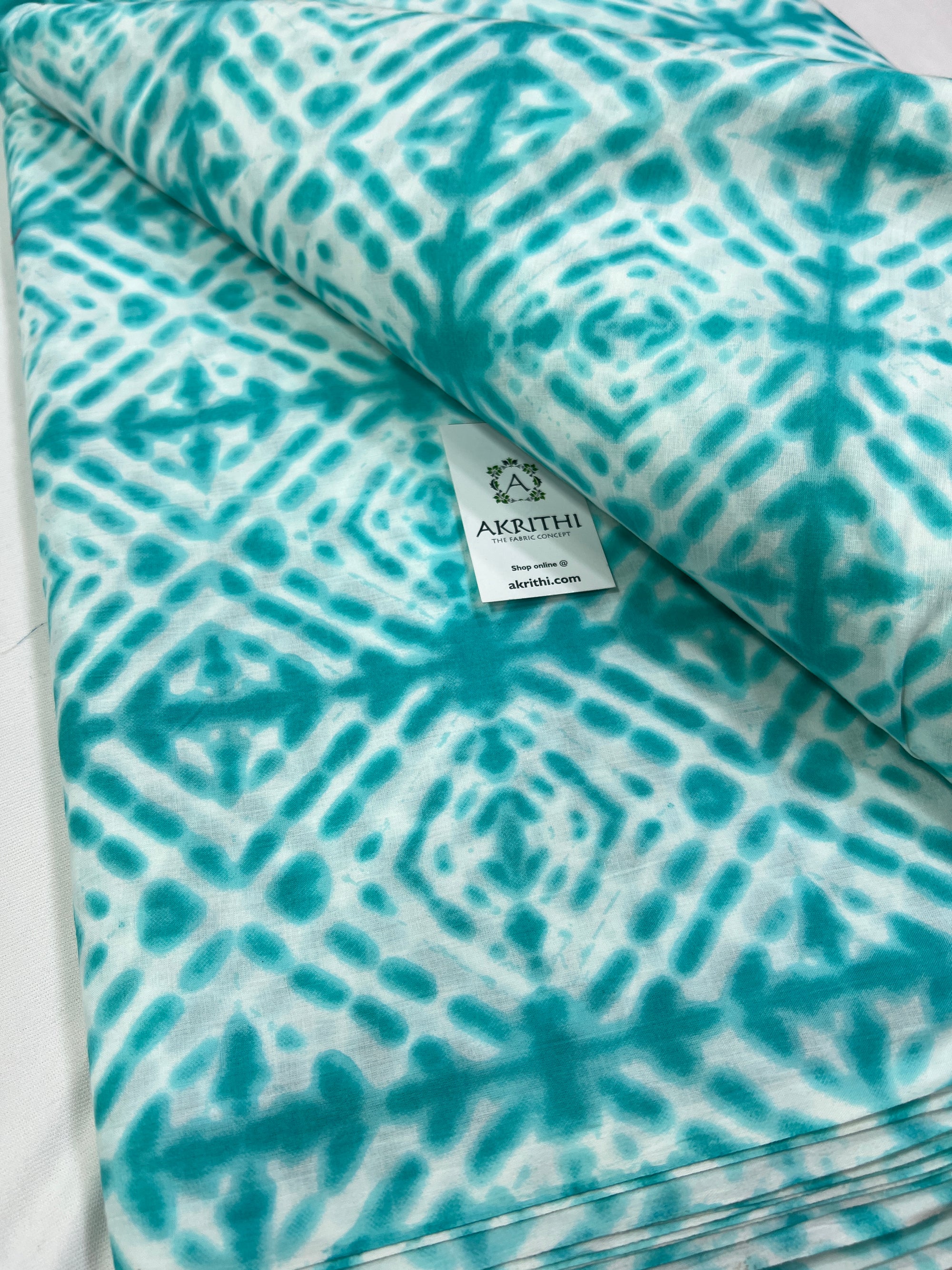 Printed pure cotton fabric