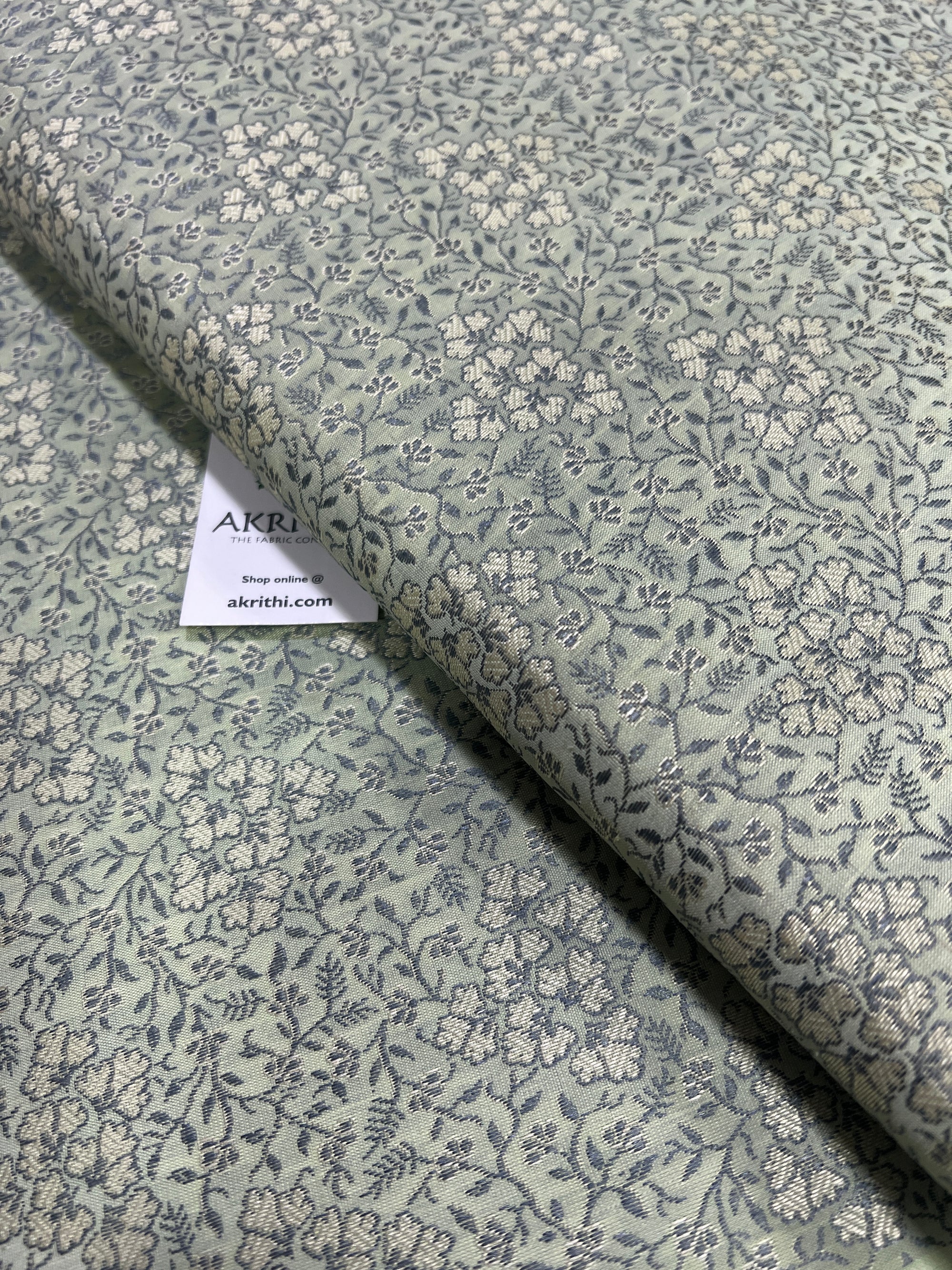 Banarasi brocade fabric without zari