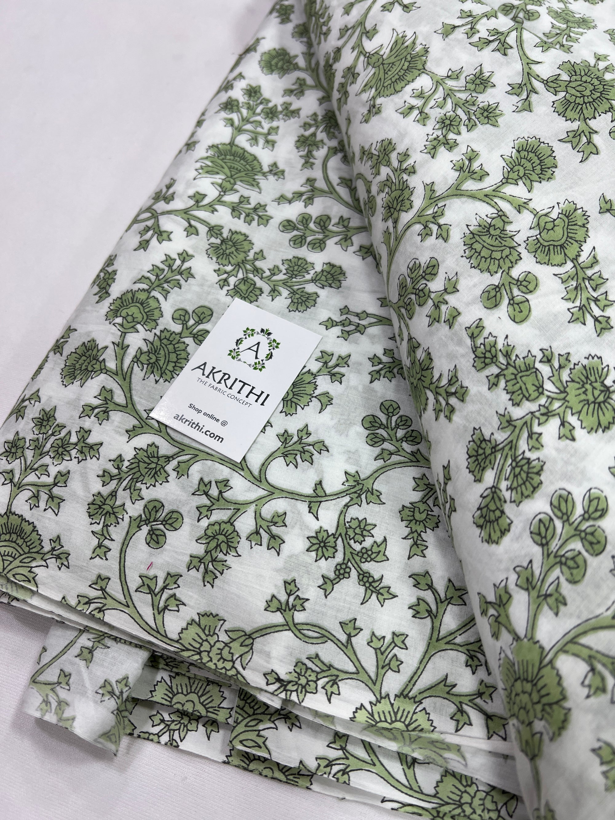 Printed pure cotton fabric