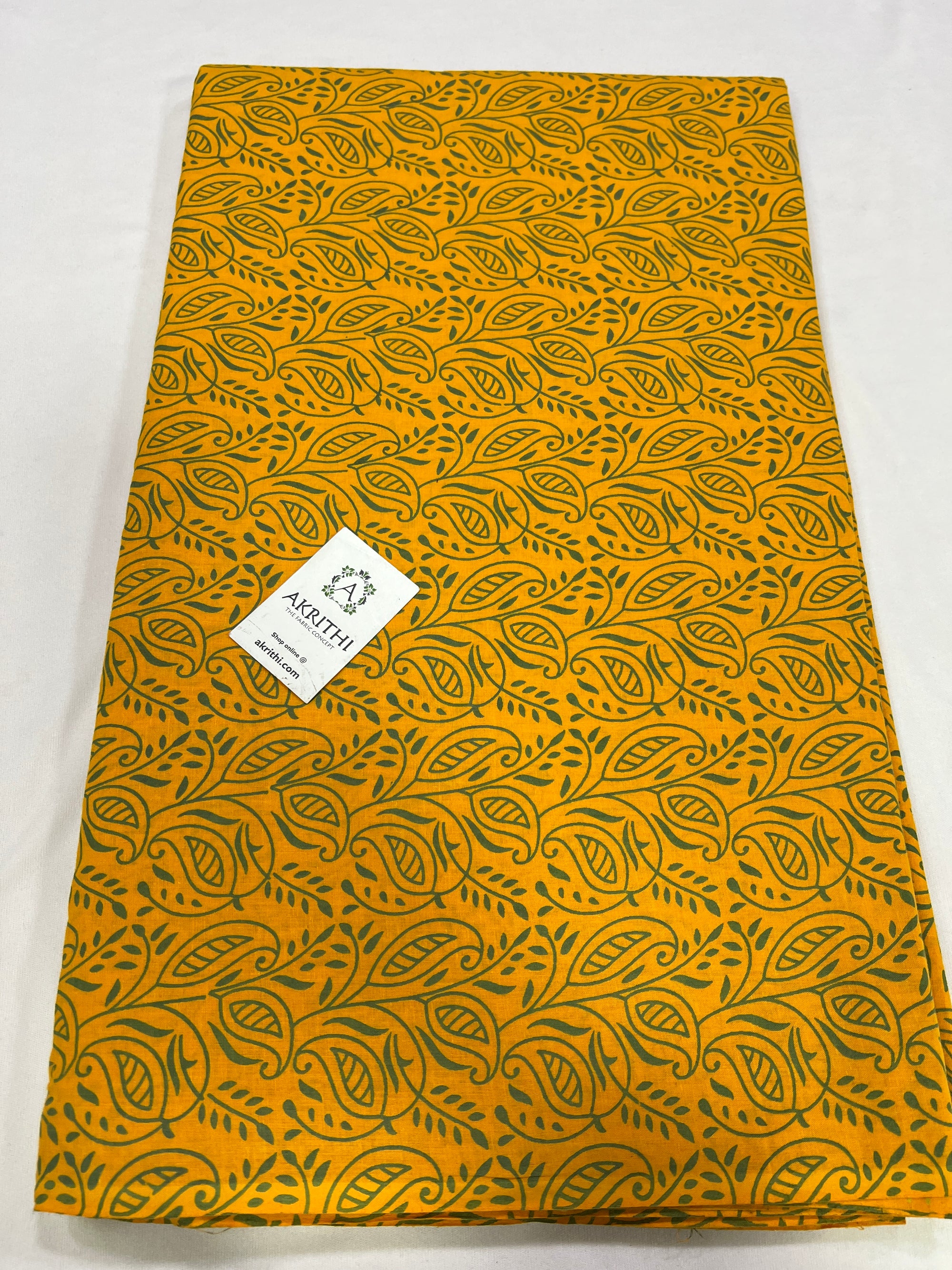 Printed pure cotton fabric