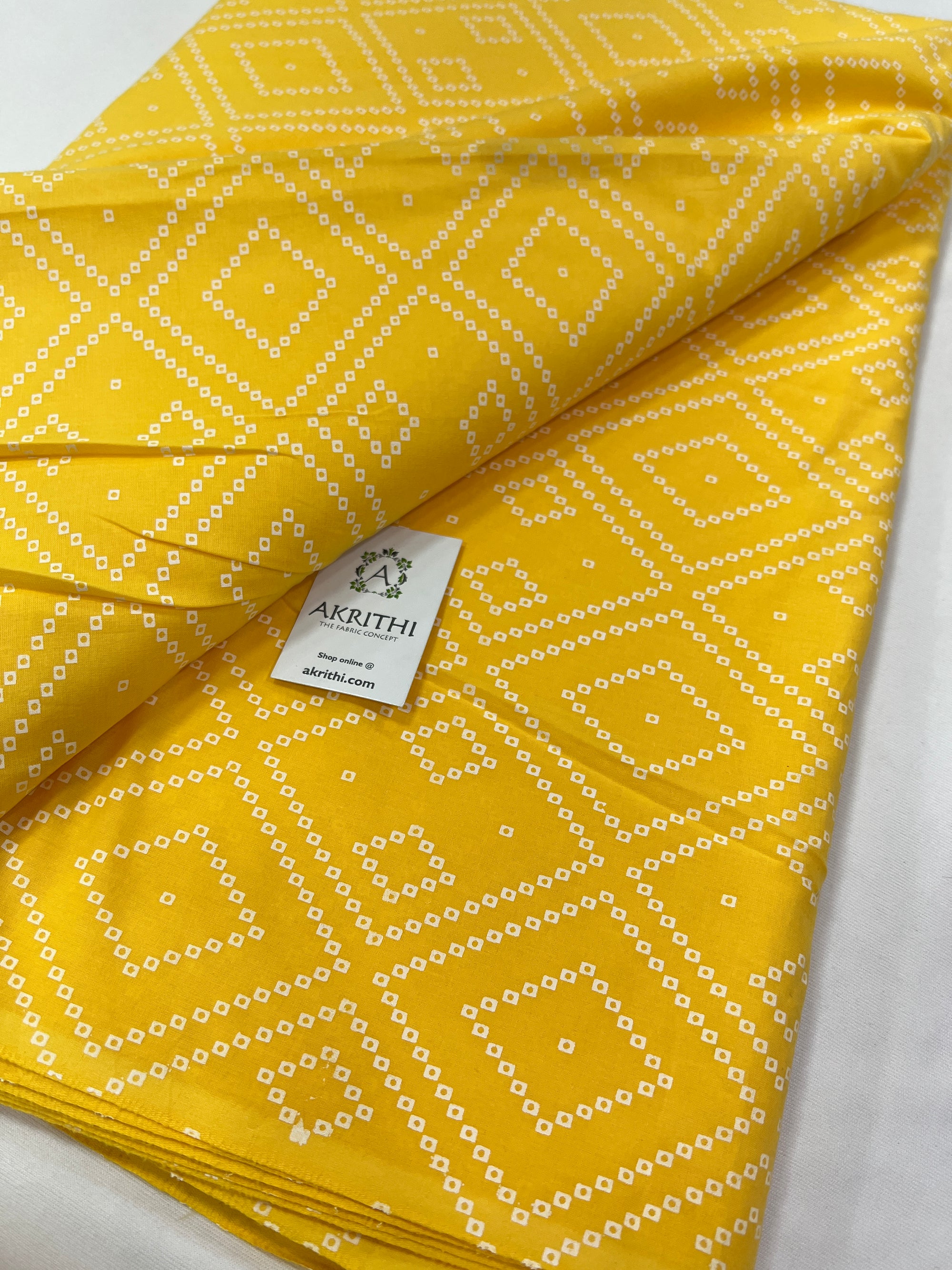 Printed pure cotton fabric