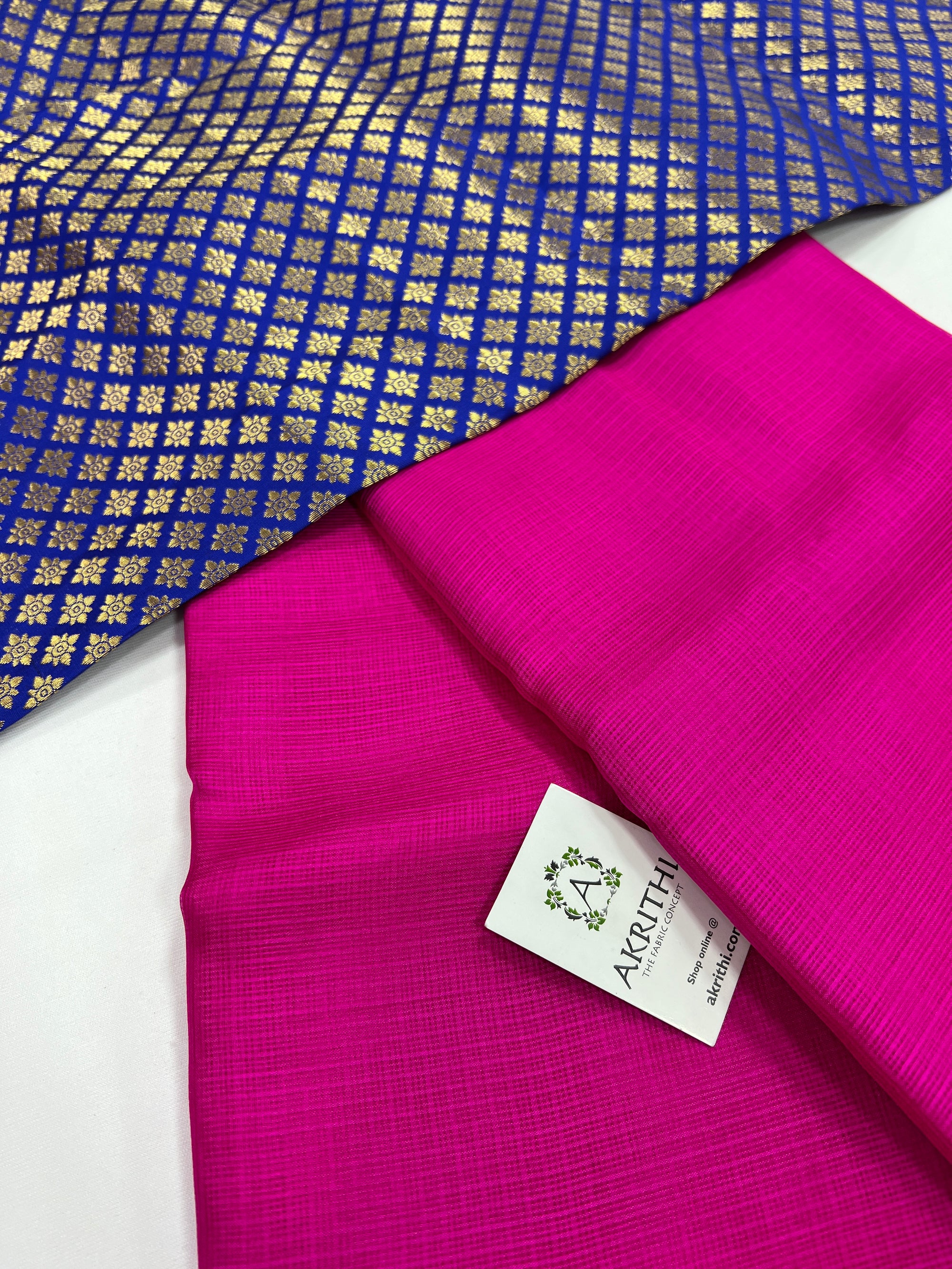 Pure Kota silk saree with banarasi blouse