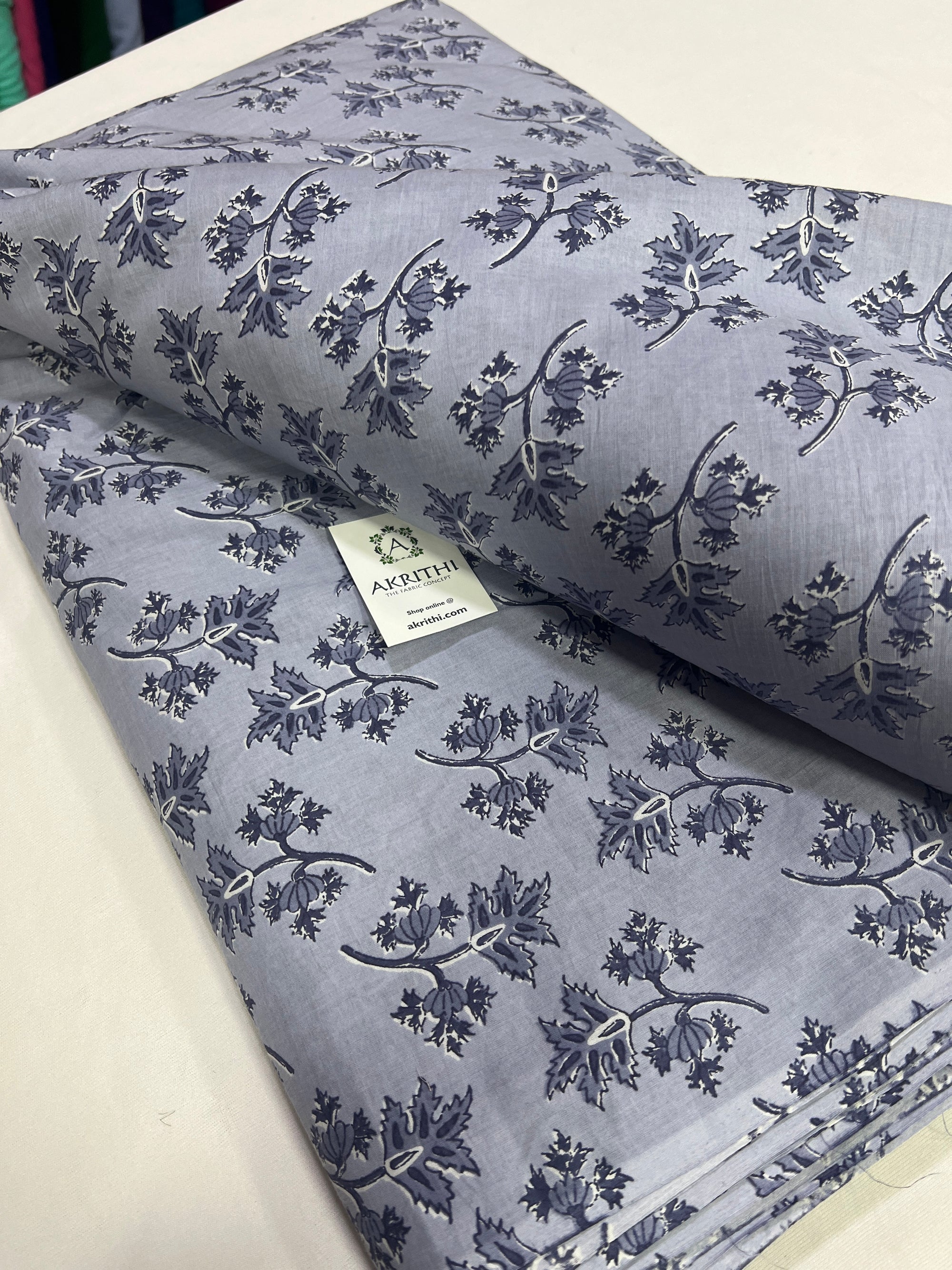 Printed pure cotton fabric