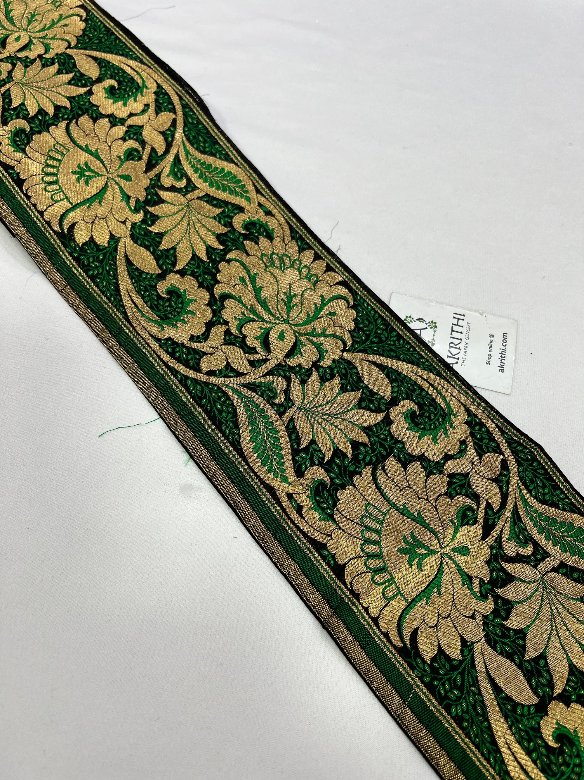 Handloom Banarasi lace 5 metres roll