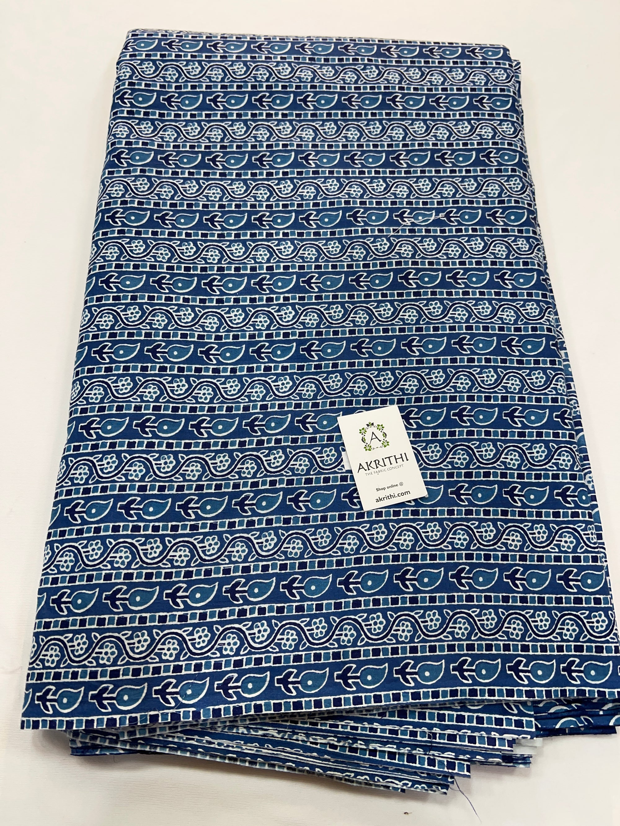 Printed pure cotton fabric