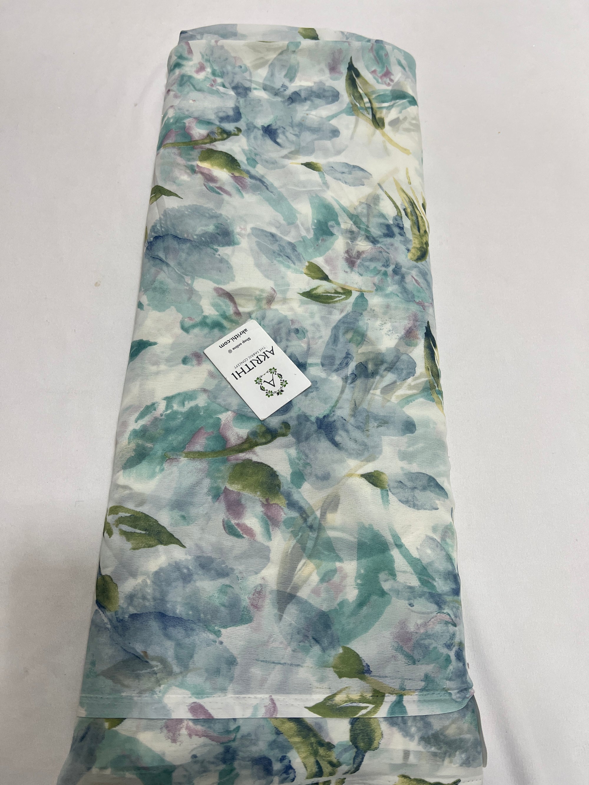 Digital floral printed georgette fabric