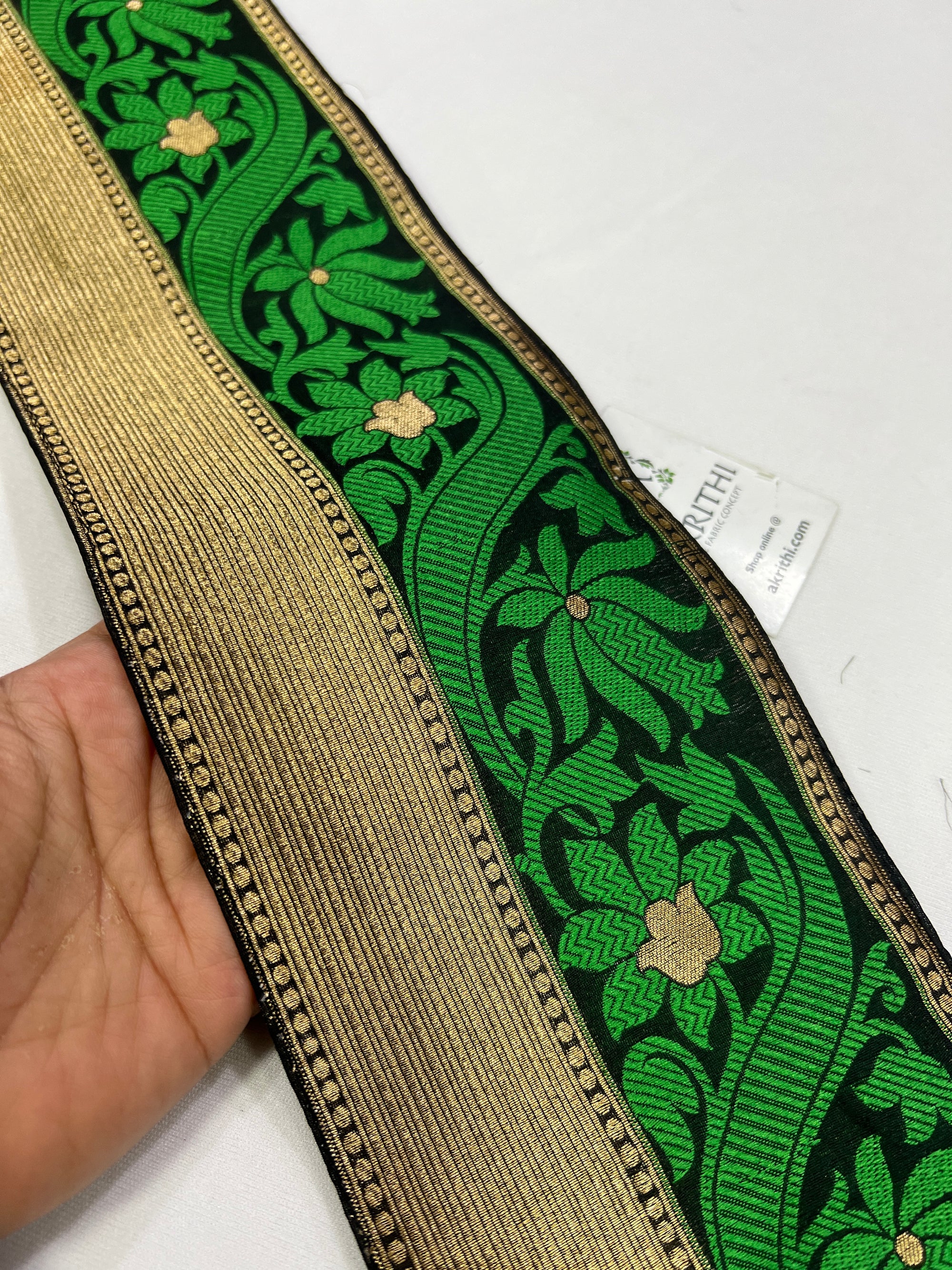 Handloom Banarasi lace 5 metres roll