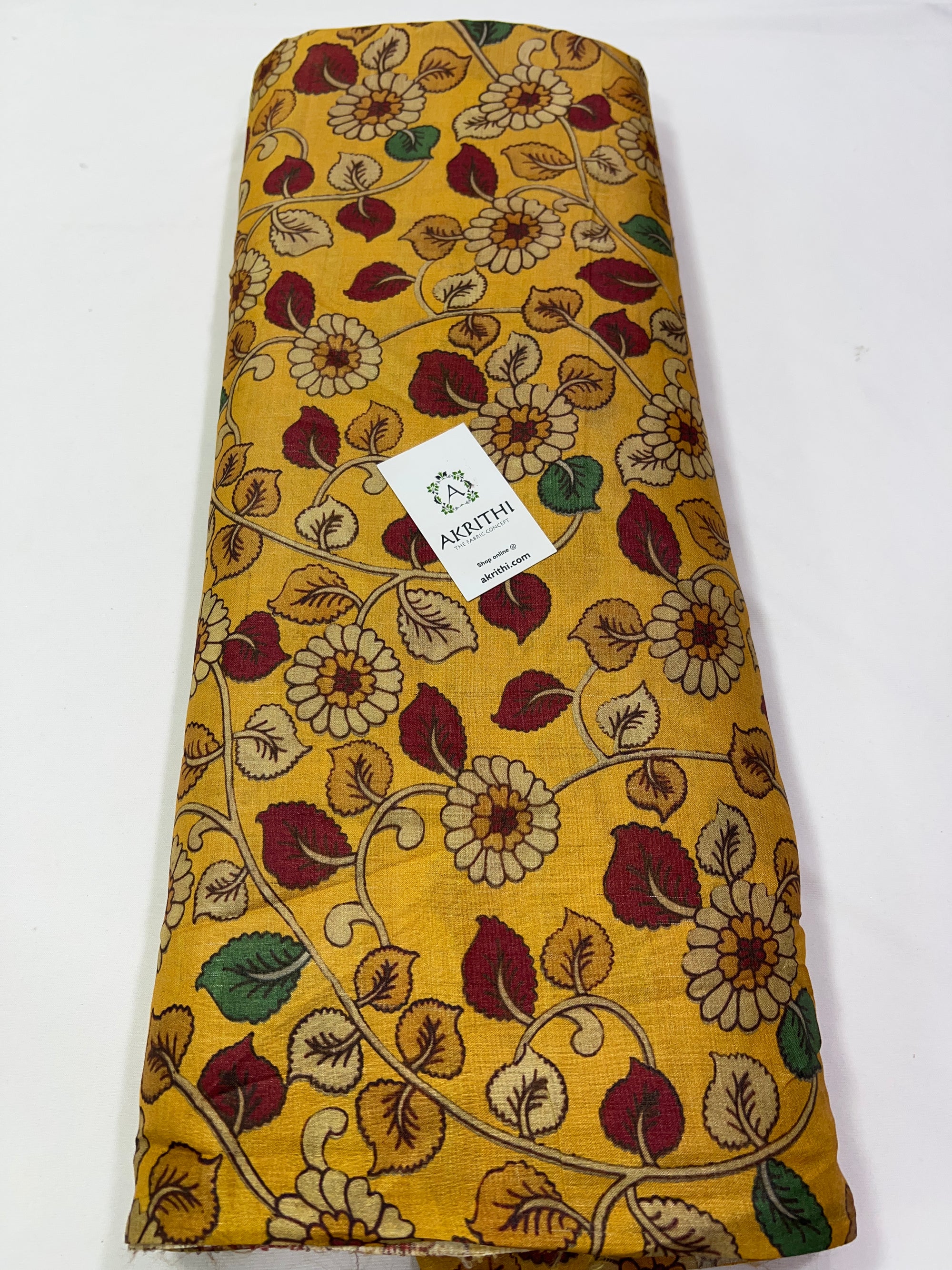 Digital Printed handloom pure tussar silk fabric