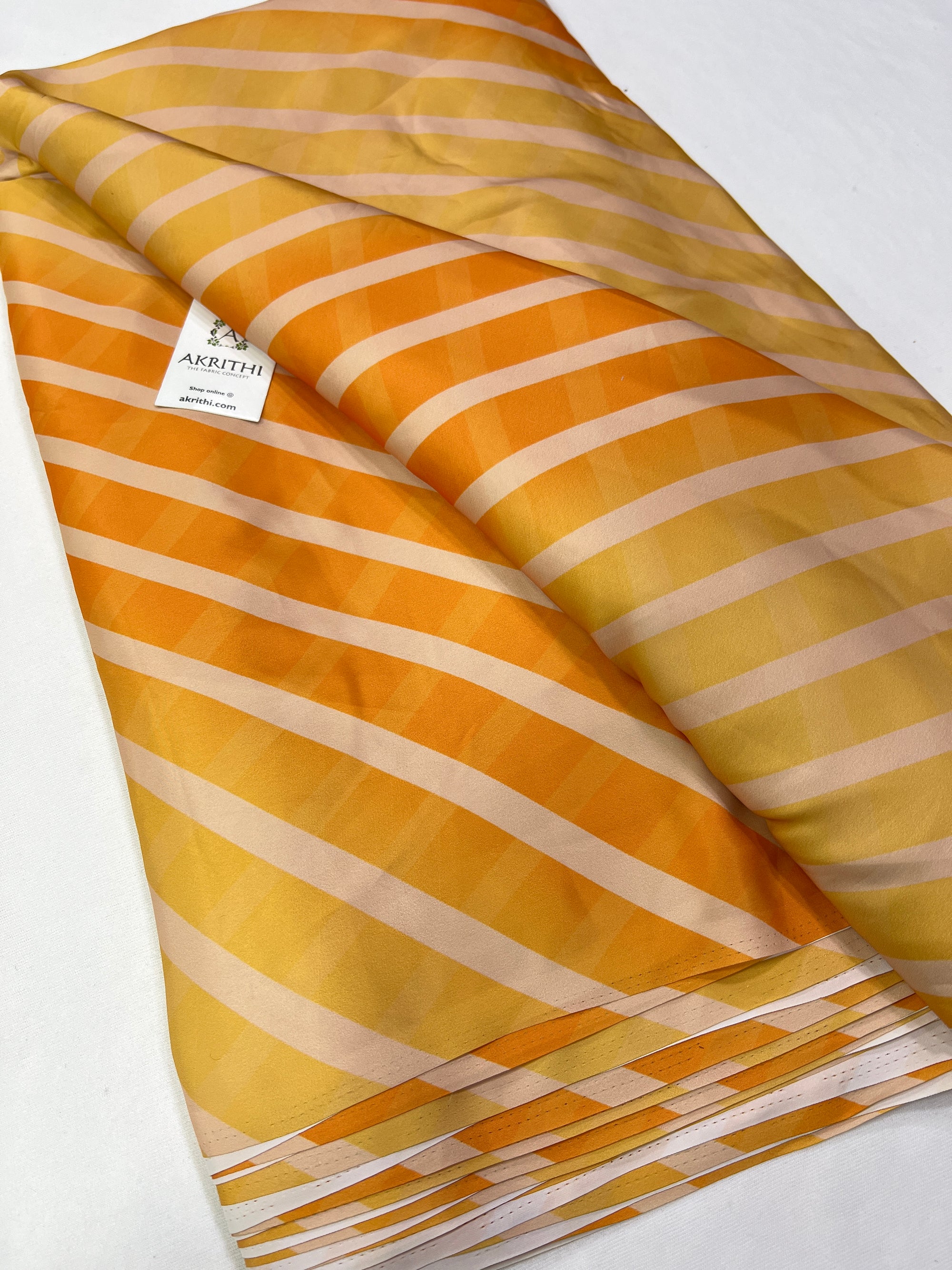 Digital printed modal satin fabric