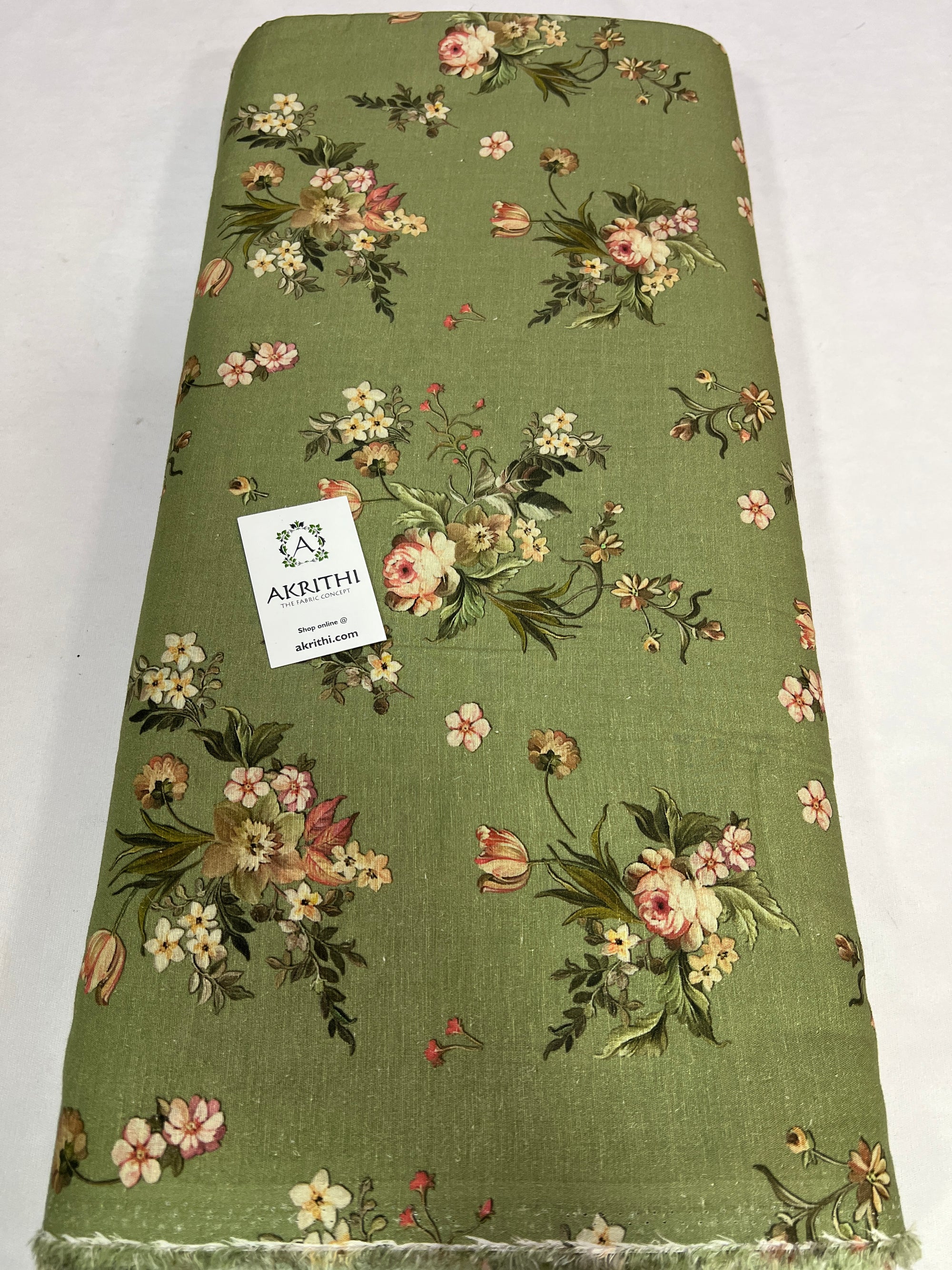 Digital Printed pure linen fabric