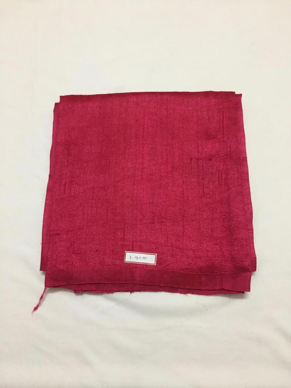 Pure raw silk 1.9 metres cut