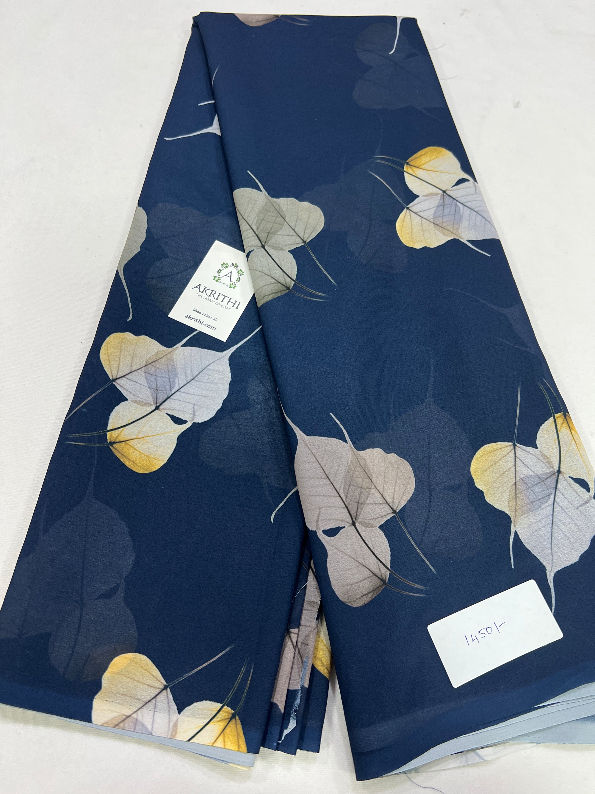 Digital printed georgette saree