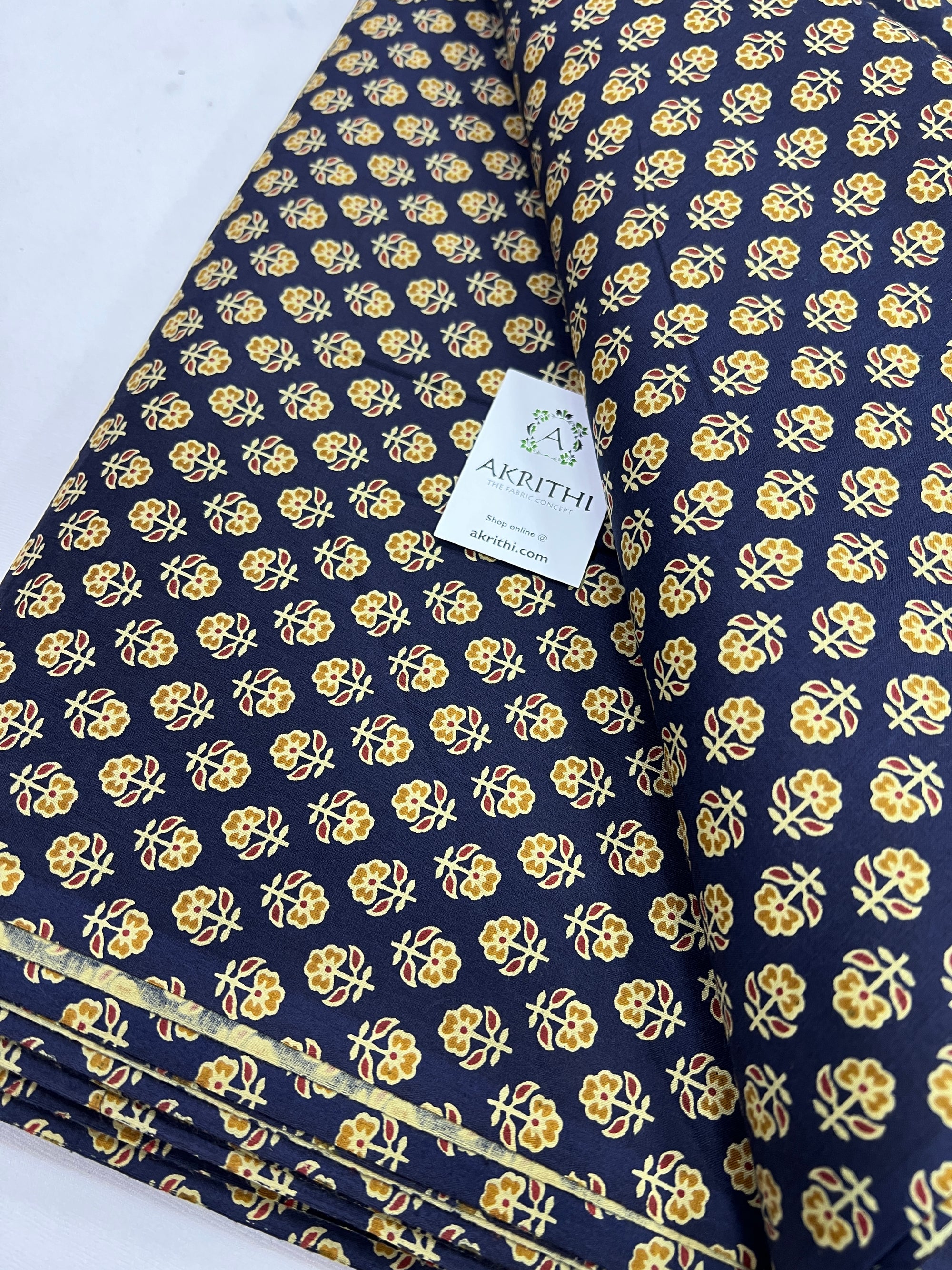 Printed pure cotton